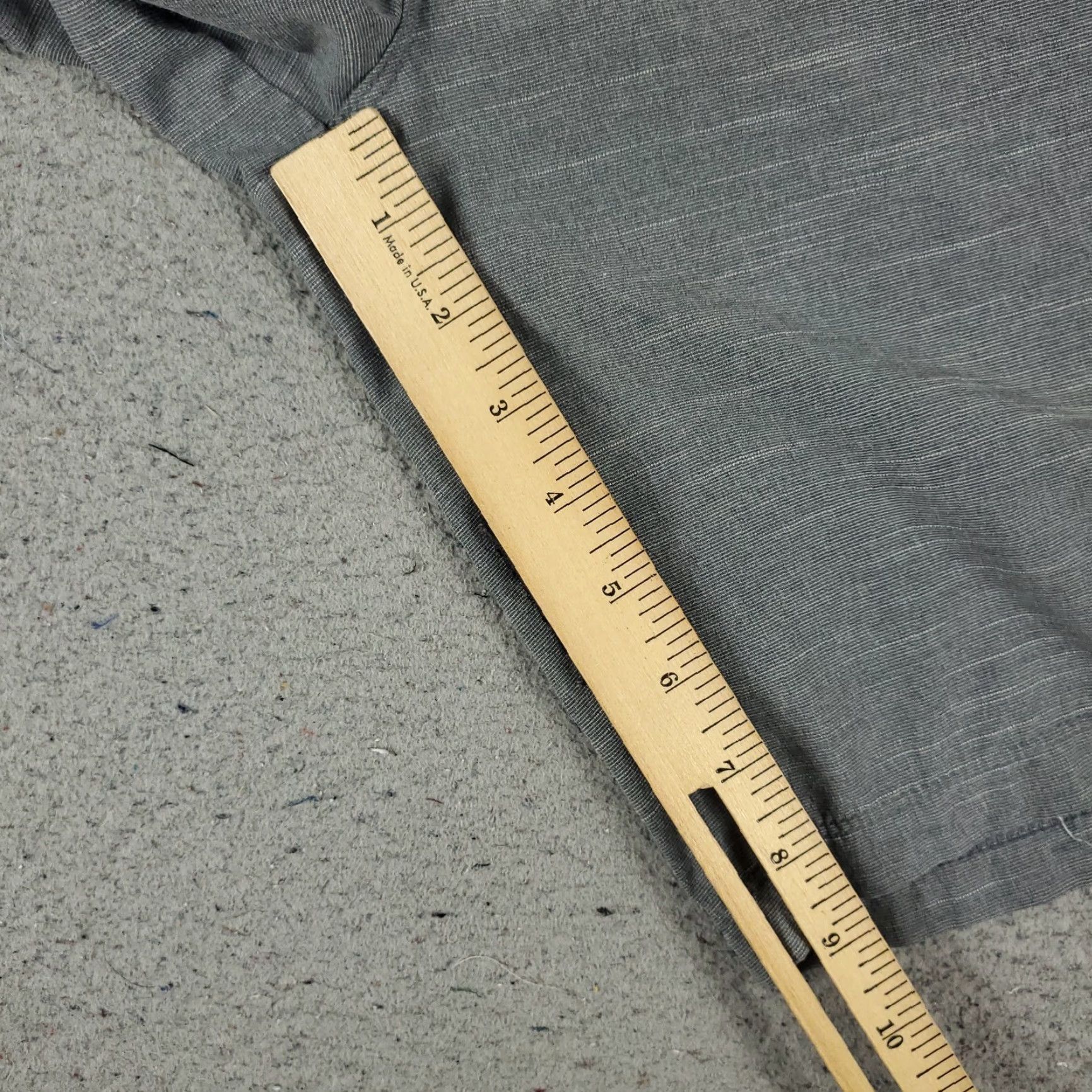 Hurley Hurley Shorts Mens 34 Gray Flat Front Chino Casual Size US 34 / EU 50 - 6 Thumbnail