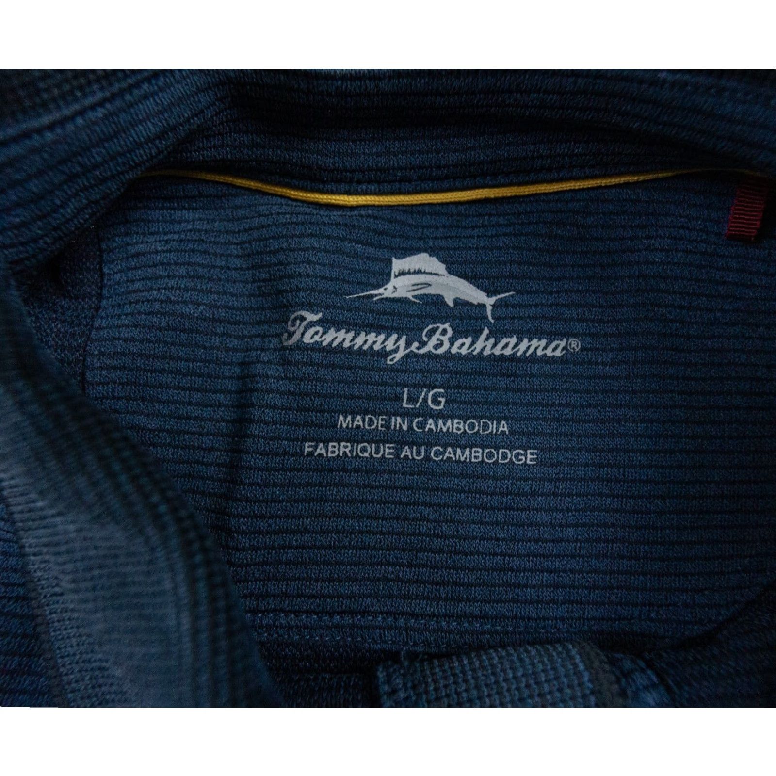 Tommy Bahama VINTAGE Tommy Bahama Polo Shirt Mens Large Blue Short Sleeve Collared Comfort Casual Size US L / EU 52-54 / 3 - 7 Thumbnail
