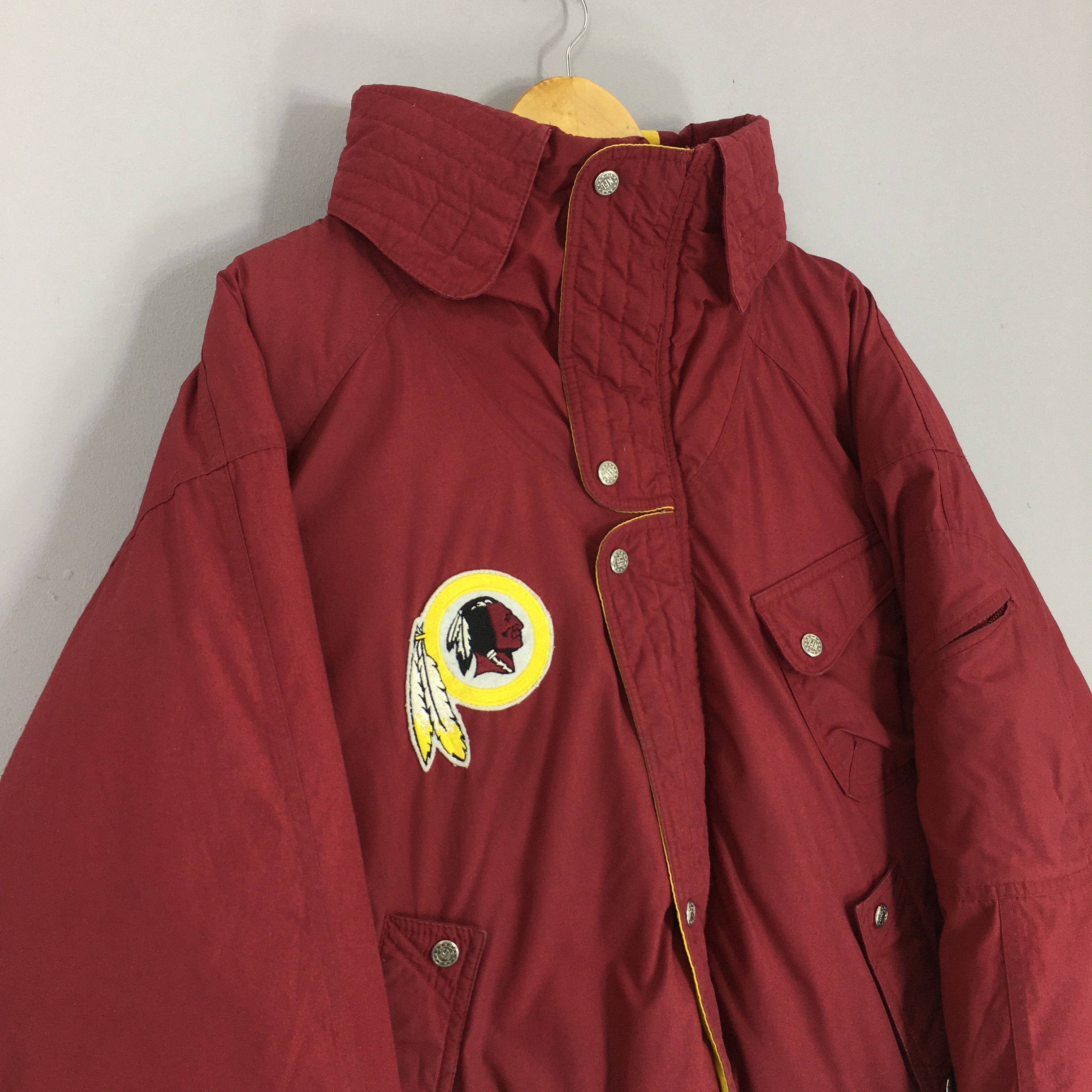 NFL Vintage Washington Redskins NFL Bomber Hoodie Jacket XLarge Size US XL / EU 56 / 4 - 5 Thumbnail