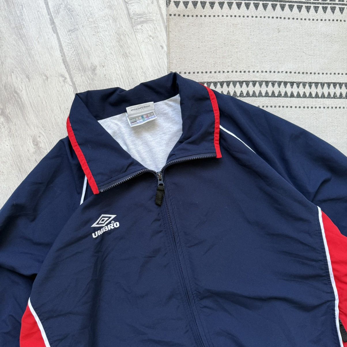 Umbro Vintage 90s Umbro Boxy Nylon track jacket Y2K Windbreaker Size US XL / EU 56 / 4 - 2 Thumbnail