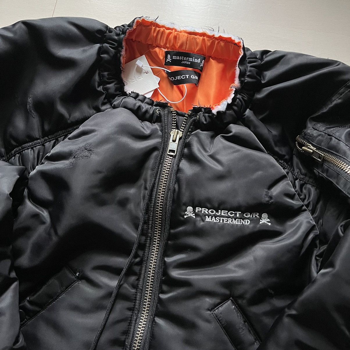 Project g/r Mastermind JAPAN RECONSTRUCTED BOMBER JACKET stk