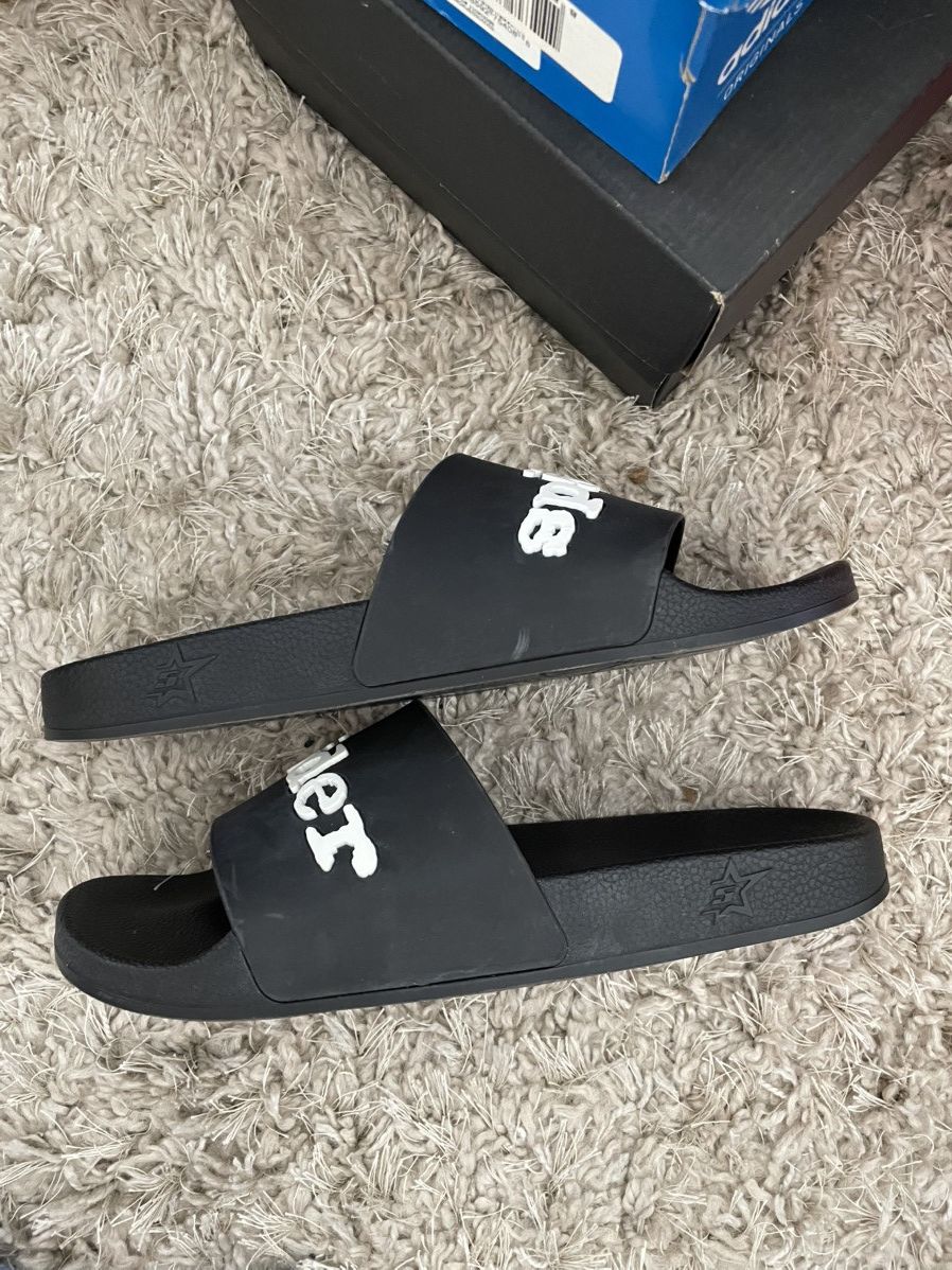 Sp5der Sp5der Black Slides Size US 11 / EU 44 - 2 Thumbnail