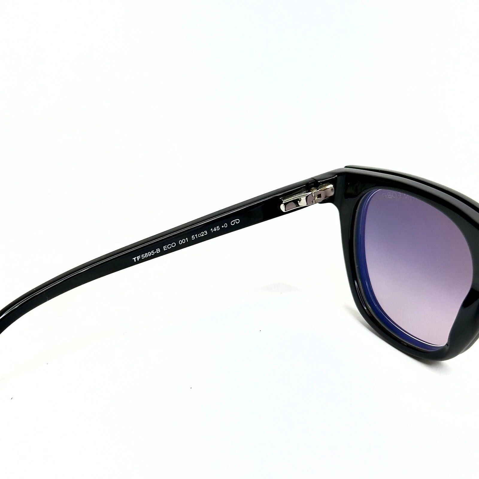 Tom Ford TOM FORD TF5895B 001 Black Magnetic Clip On Blue 5895 Size ONE SIZE - 7 Thumbnail