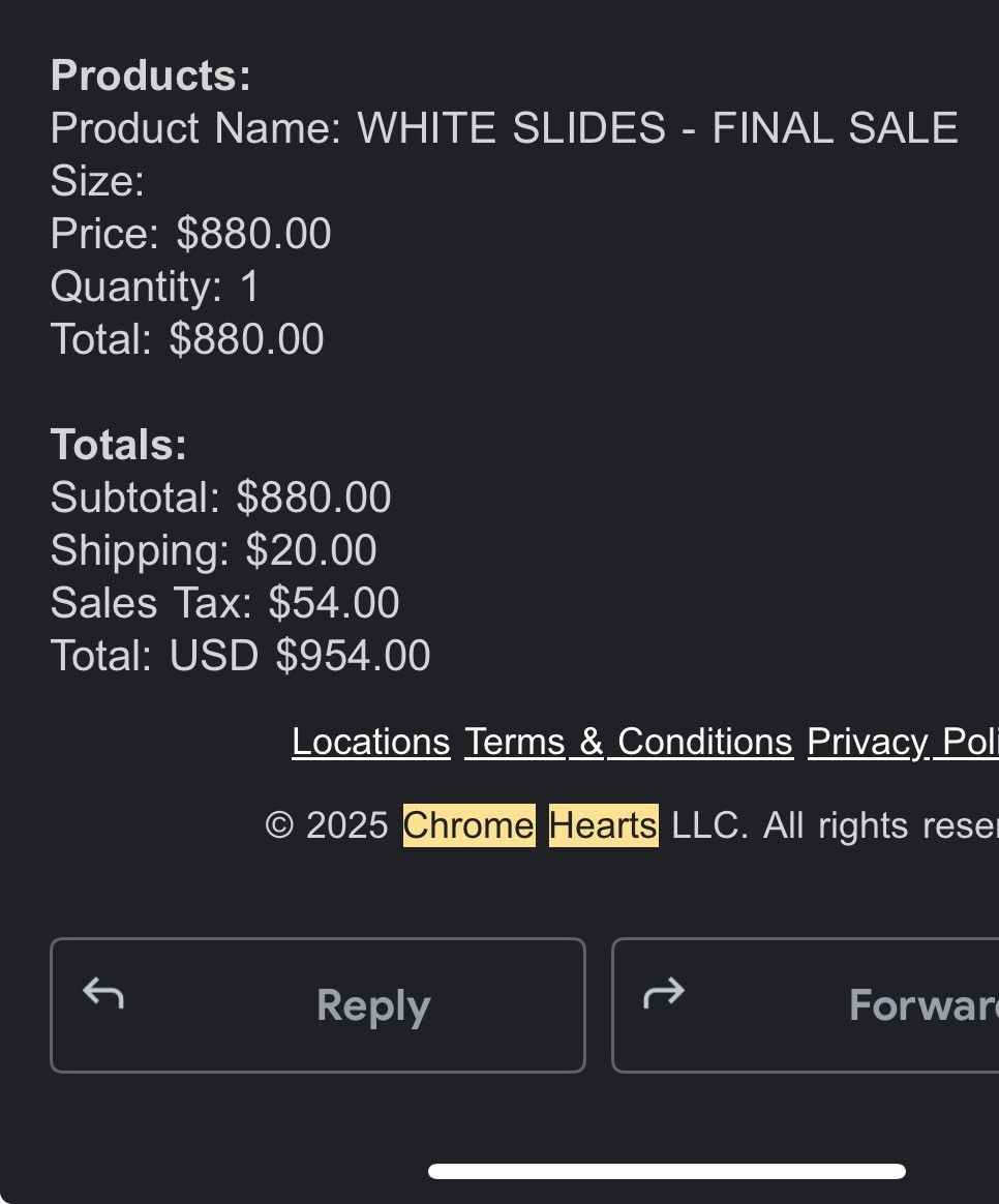 Chrome Hearts Chrome hearts slides Size US 7 / EU 40 - 8 Thumbnail