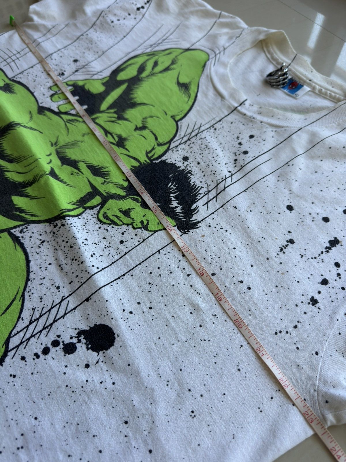 Marvel Comics 1992 The Incredible Hulk Avenger 90s VTG Marvel AOP Shirt Size US XL / EU 56 / 4 - 11 Thumbnail
