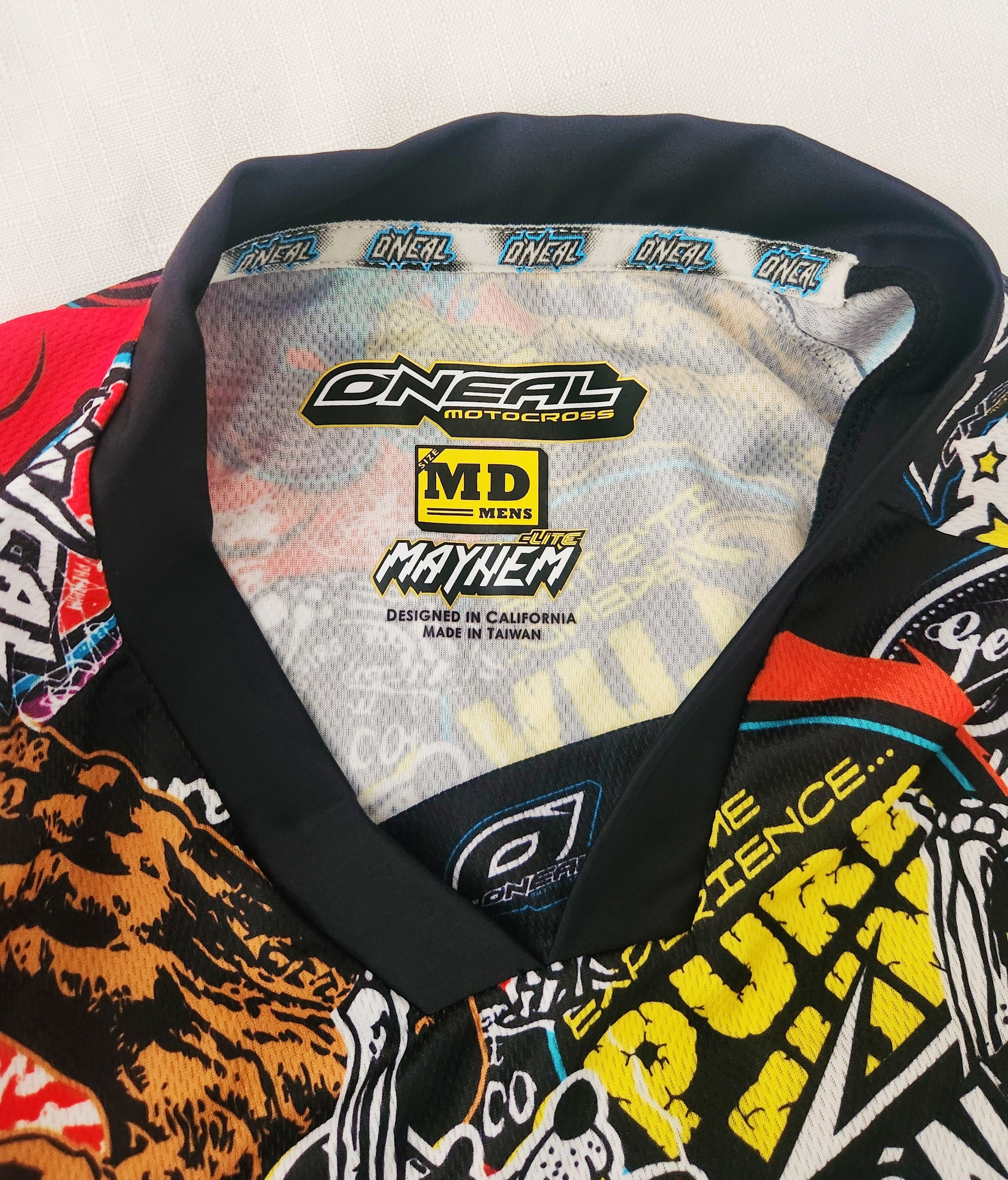 O'Neill O'Neil Riders Mayhem Lite Crank Jersey AOP Longsleeve Medium Size US M / EU 48-50 / 2 - 8 Thumbnail