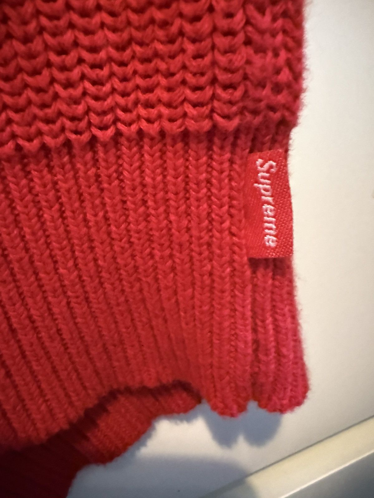 Supreme Supreme Chest Stripe Raglan Sweater Red Size US L / EU 52-54 / 3 - 4 Thumbnail