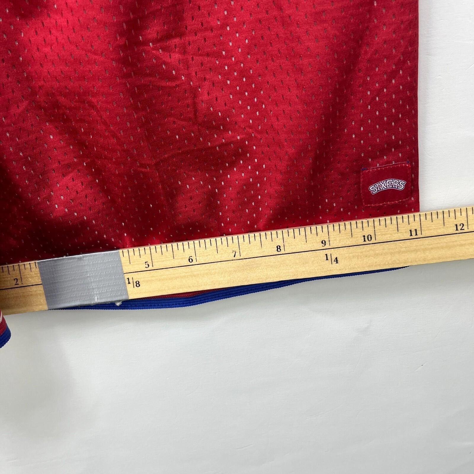 Mitchell & Ness Vintage Philadelphia Sixers Basketball Shorts Youth XL New Size ONE SIZE - 9 Thumbnail