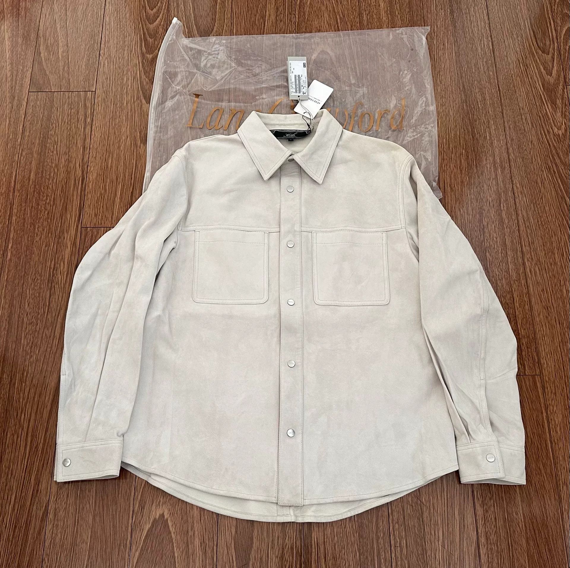 Kith kith sheepskin suede apollo shirt Size US S / EU 44-46 / 1 - 1 Thumbnail