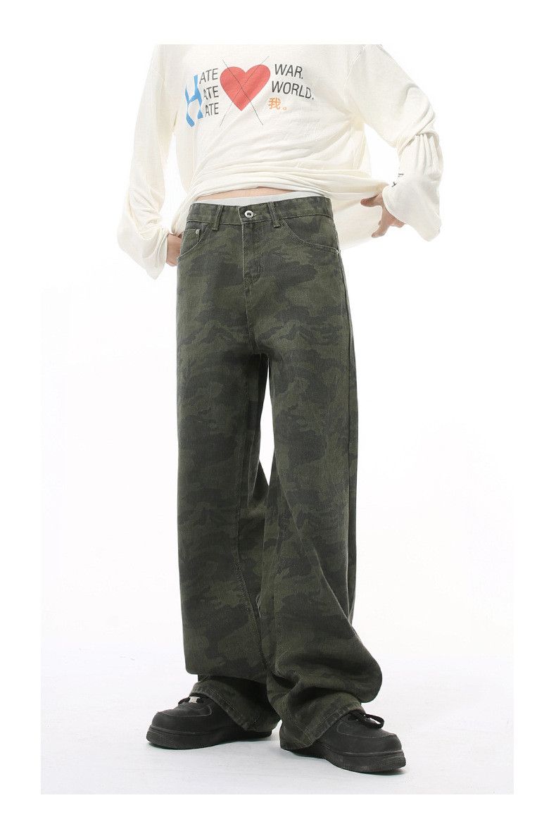 Japanese Brand × Jean Camouflage cleanfit basic straight dark wash jeans Size US 32 / EU 48 - 4 Thumbnail