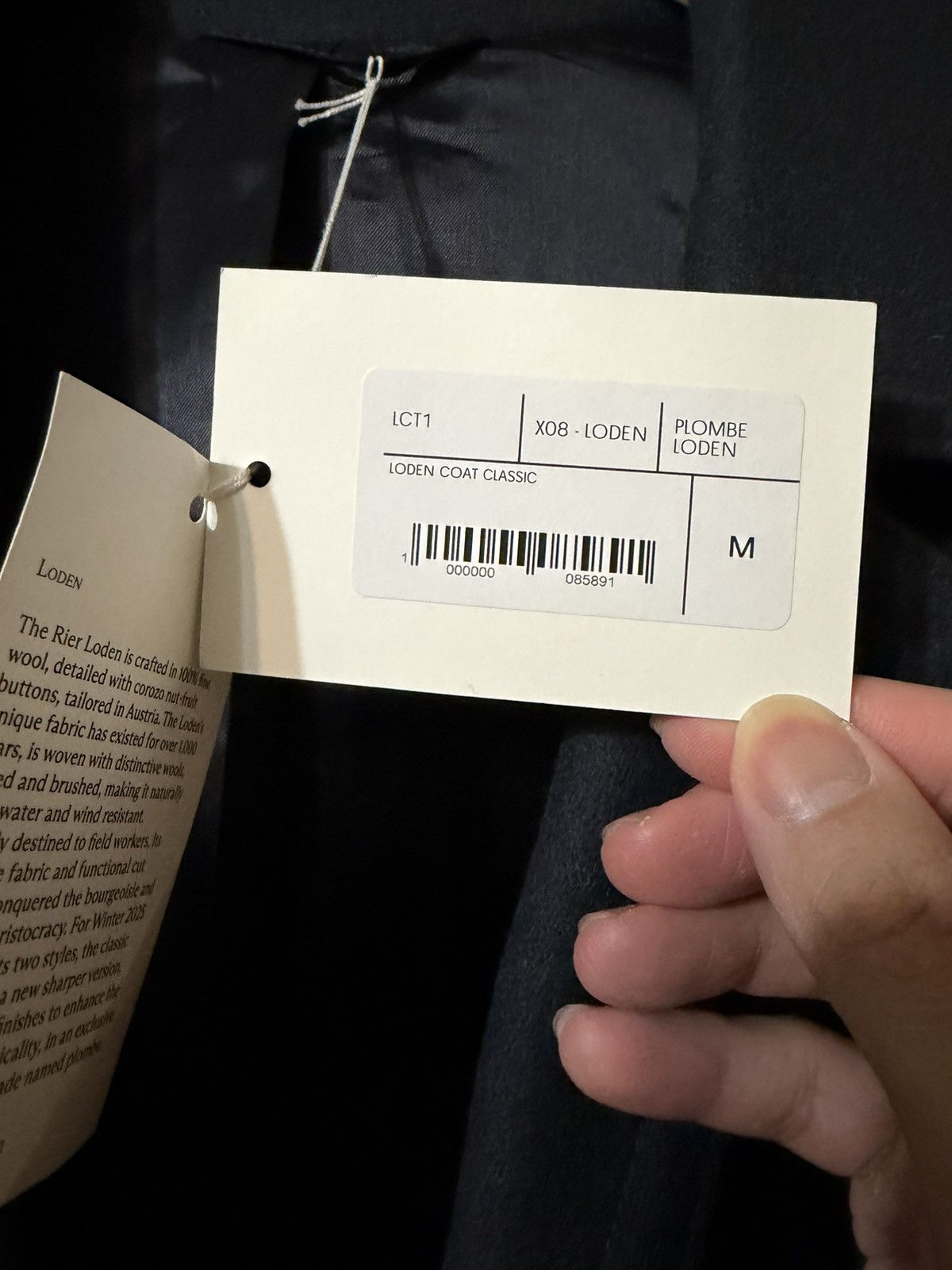 RIER Rier Classic Coat Loden Plombe Size US M / EU 48-50 / 2 - 13 Thumbnail