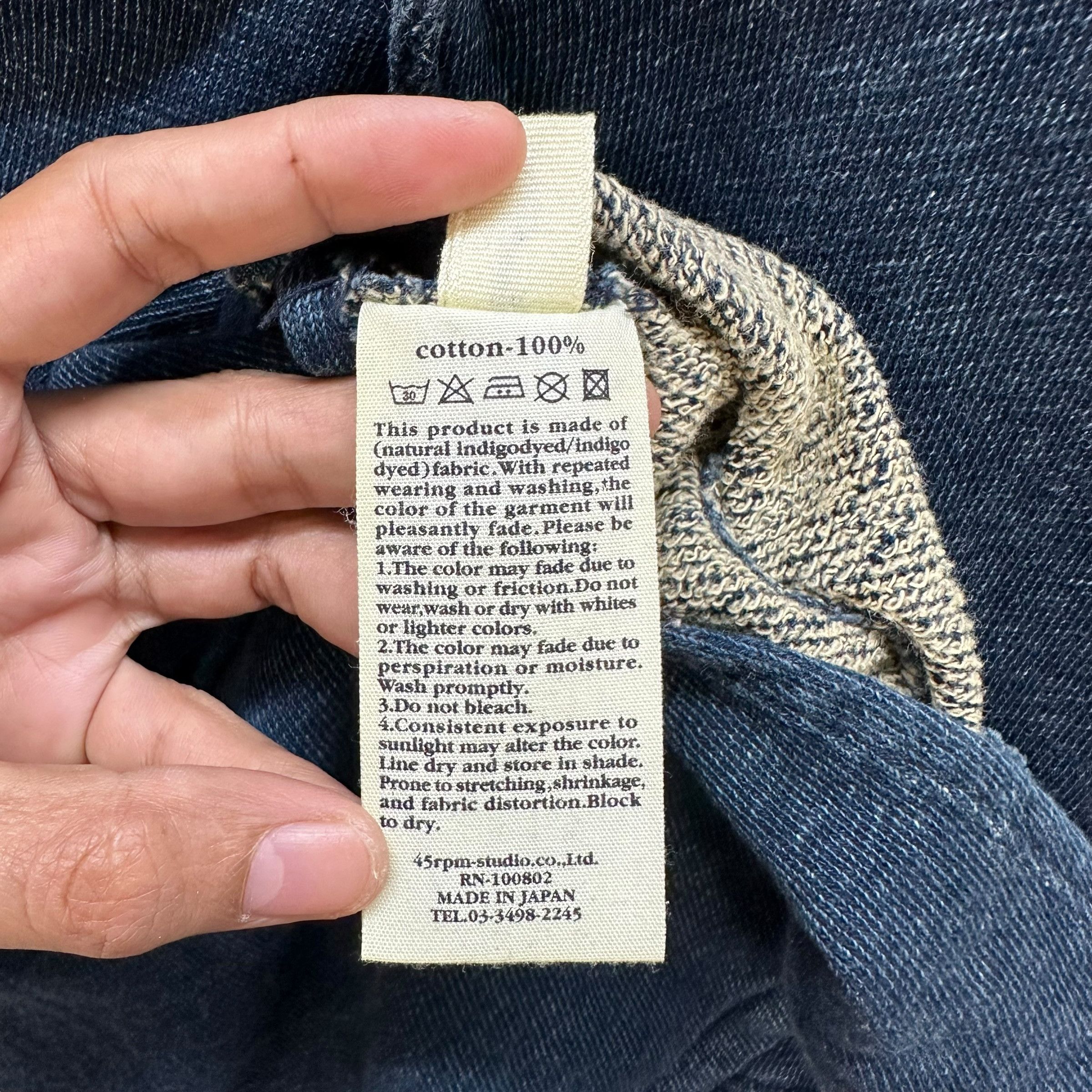 45rpm 45rpm Made In Japan Indigo Casual Jacket #A52-1206 Size S / US 4 / IT 40 - 8 Thumbnail
