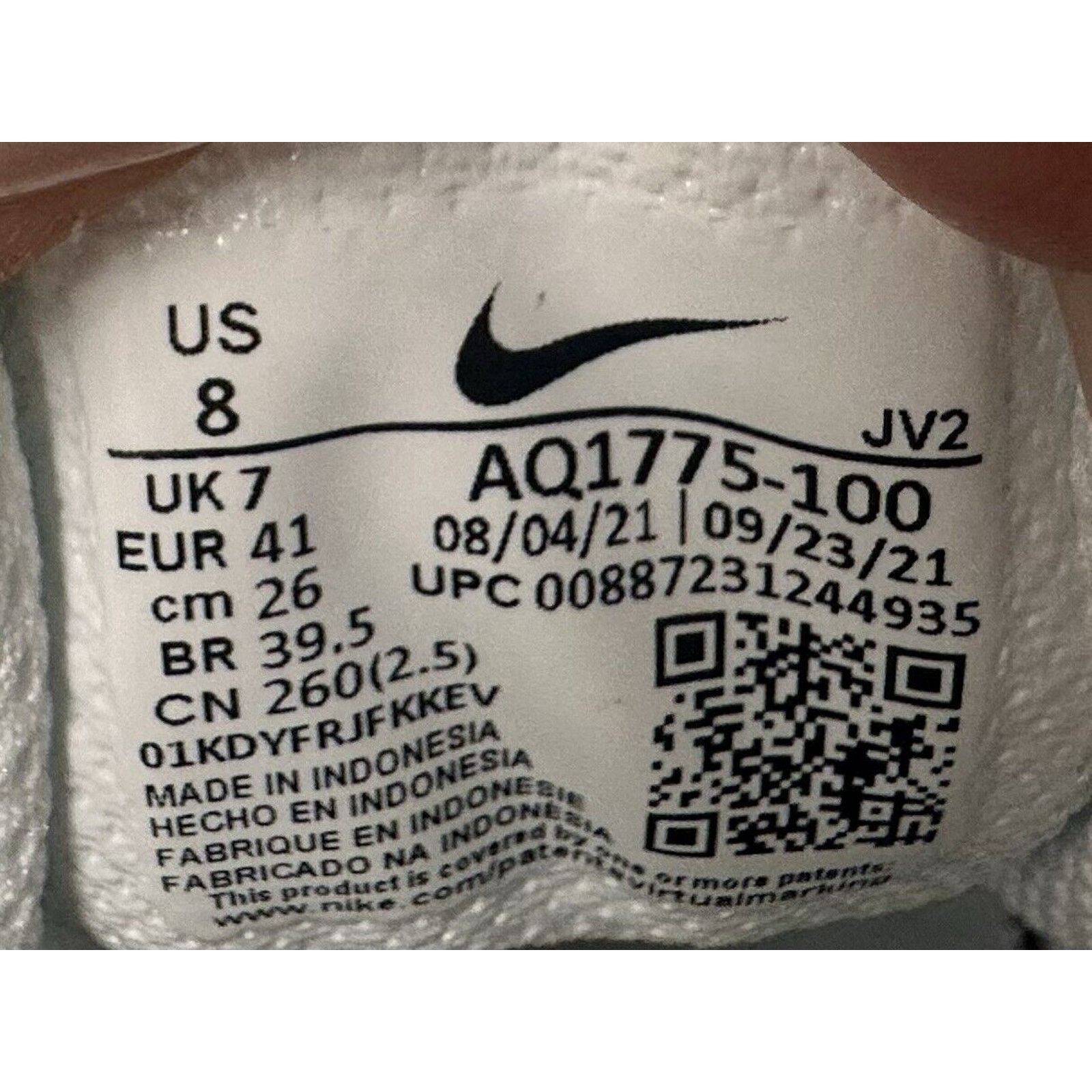 Nike Nike Women's Ebernon Low Triple White Shoes Sneakers 9.5 Size US 9.5 / IT 39.5 - 8 Thumbnail