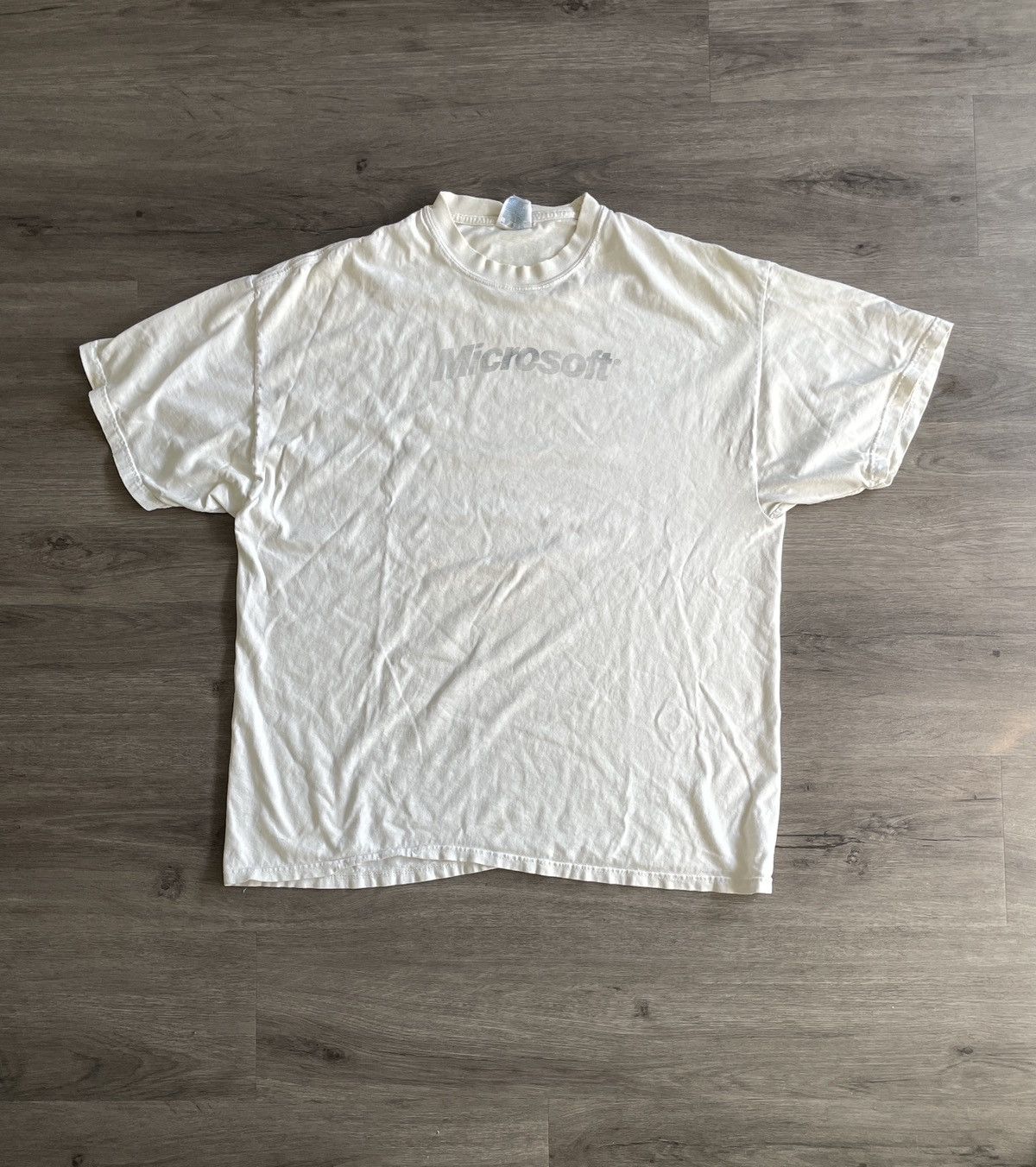 Microsoft Vintage Hanes “Microsoft Logo” Graphic T-Shirt (Sz.XL) Size US XL / EU 56 / 4 - 1 Thumbnail
