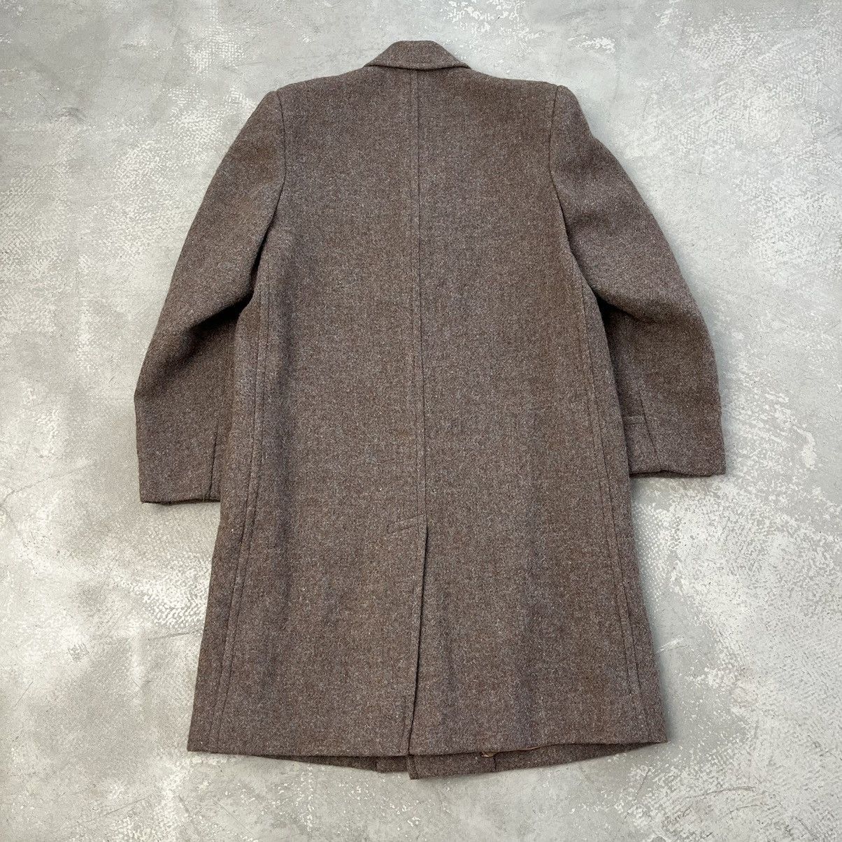 Harris Tweed × Vintage Harris Tweed Vintage 80s Wool Coat Size US M / EU 48-50 / 2 - 2 Thumbnail