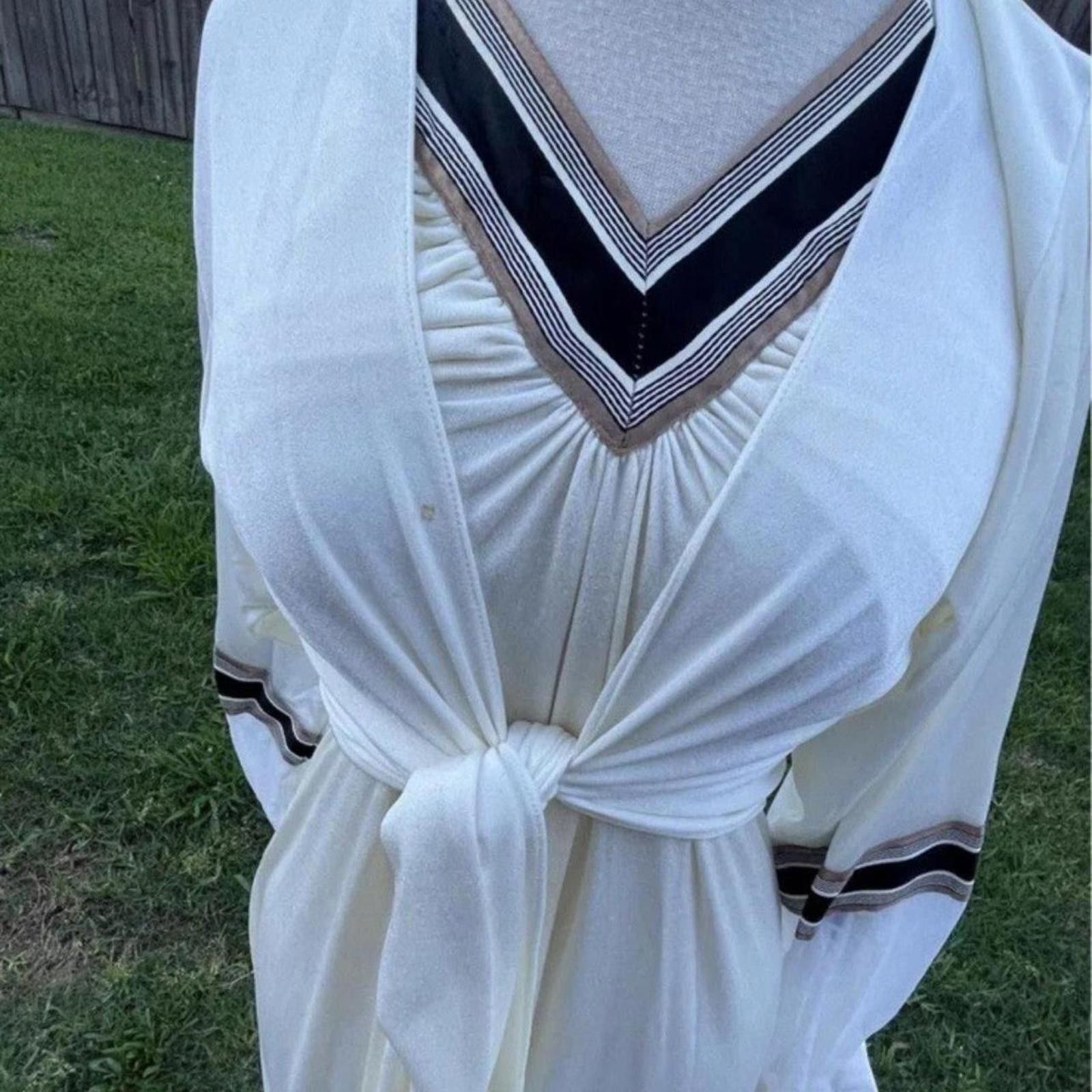Other Vintage2 piece set maxi dress and cardigan /shawl/cover Size S / US 4 / IT 40 - 4 Thumbnail