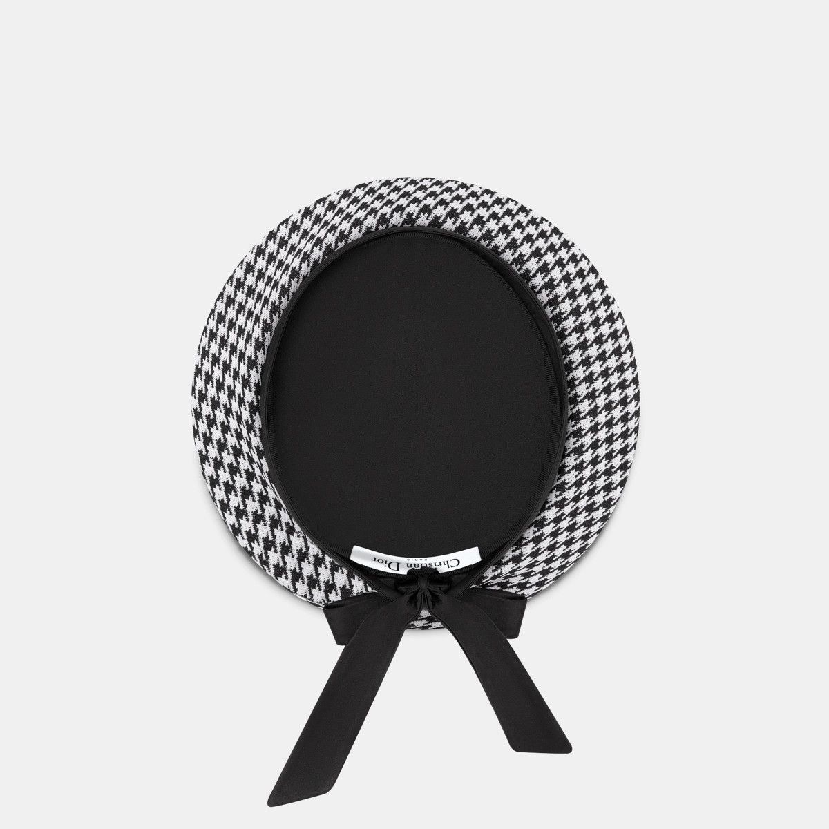 Dior o1bcso1str0226 Size:OS/Arty Houndstooth Beret in Black Size ONE SIZE - 4 Thumbnail