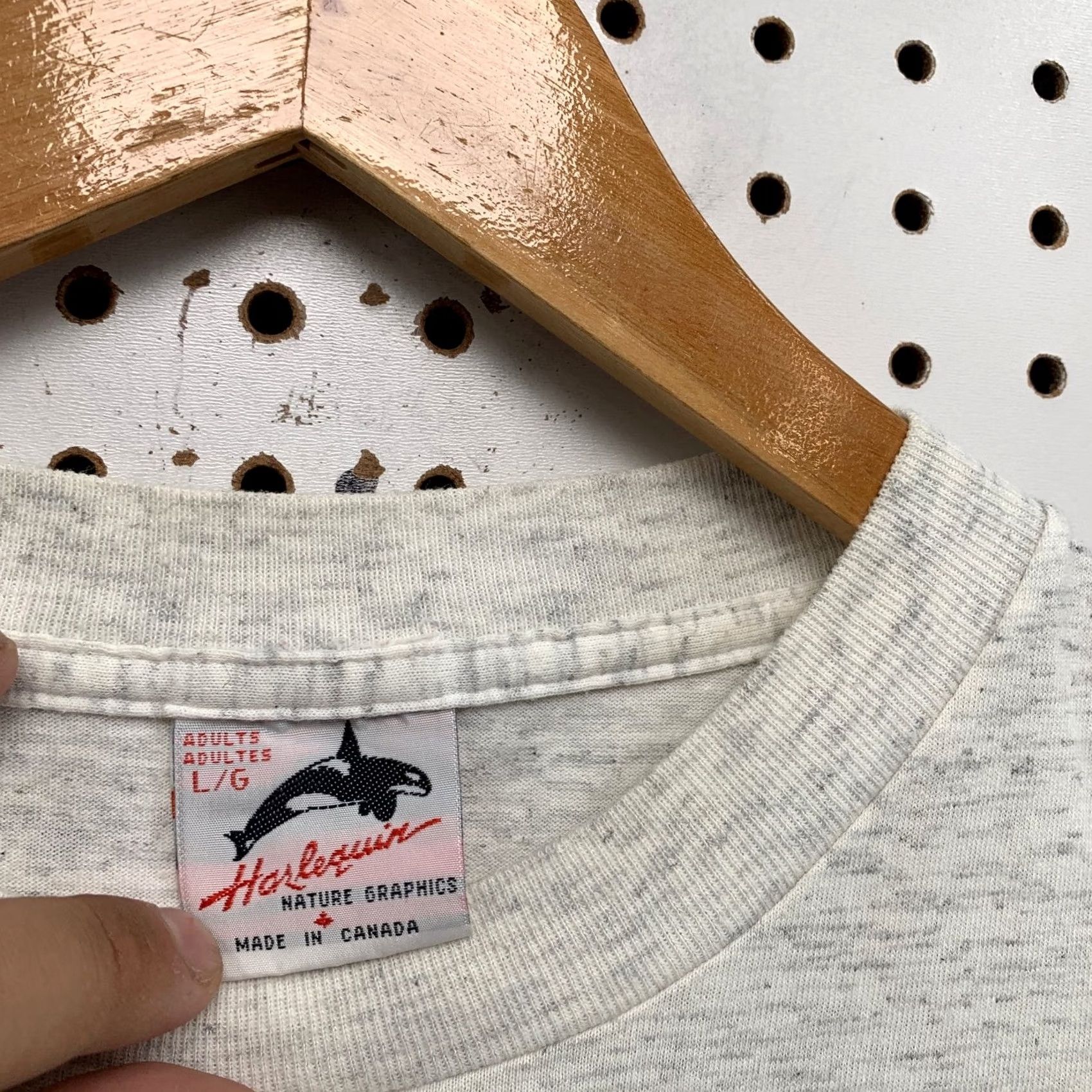 Vintage VINTAGE Eagle Nature T Shirt Mens L Gray Lake Of The Woods Canada Single Stitch Size US L / EU 52-54 / 3 - 3 Thumbnail