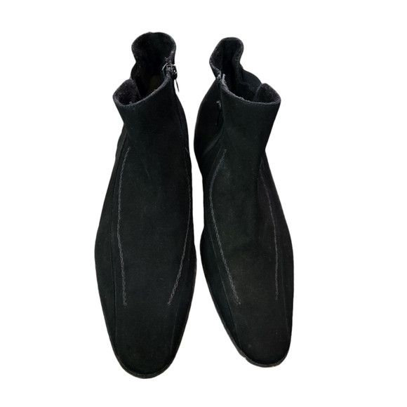 Designer Ernesto Dolani 7641 black lined Suede size 42.5 Size US 9.5 / EU 42-43 - 3 Thumbnail