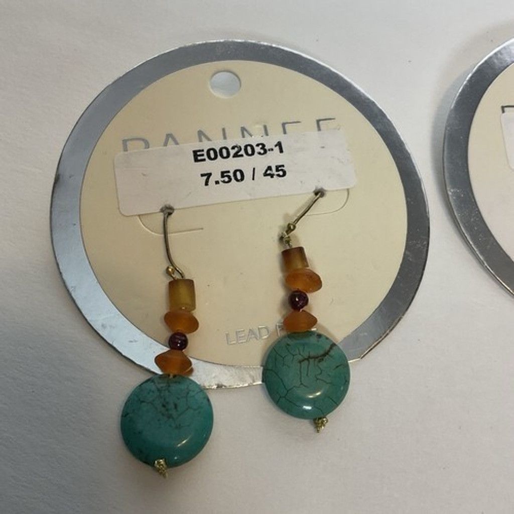Other NWT Pannee Lot Of 2 Pierced Dangle Drop Bead/Beaded Earrings Size ONE SIZE - 2 Thumbnail