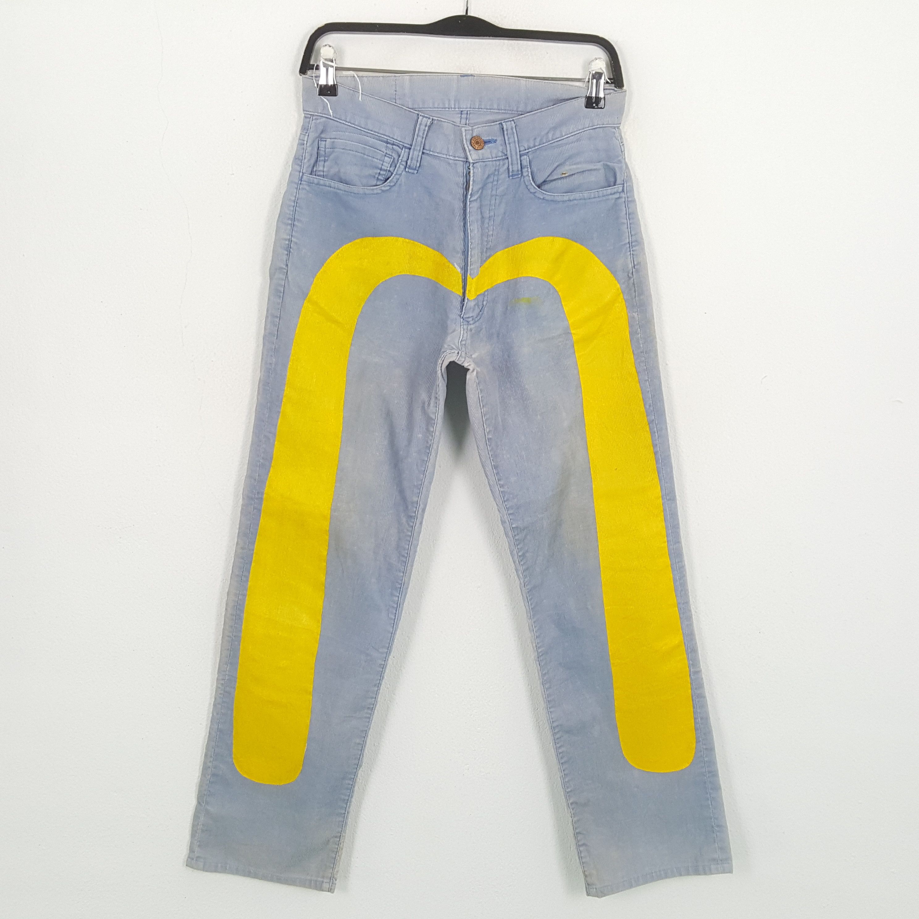 Japanese Brand × Vintage EVISU Japanese Brand Custom Daicock Style Velvet Jeans Size US 28 / EU 44 - 1 Thumbnail