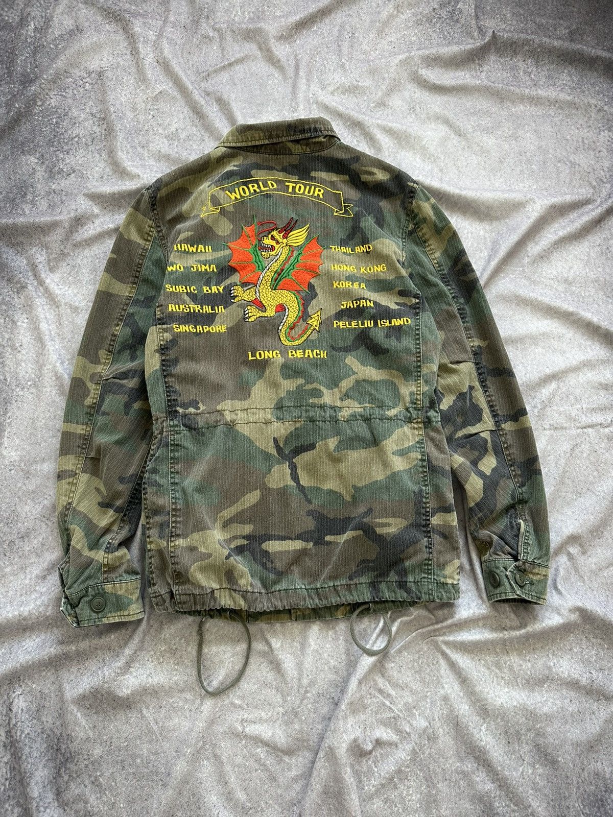 Alpha Industries Alfa Industries World Tour Dragon Camo Jacket Size US S / EU 44-46 / 1 - 2 Thumbnail