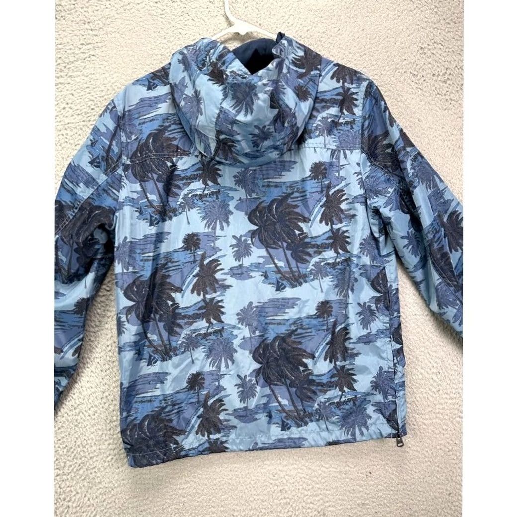 Vintage VINTAGE Levi Hoodie Pullover Jacket Mens Small Print Anorak Tropical Palm Tree Print Size US S / EU 44-46 / 1 - 3 Thumbnail