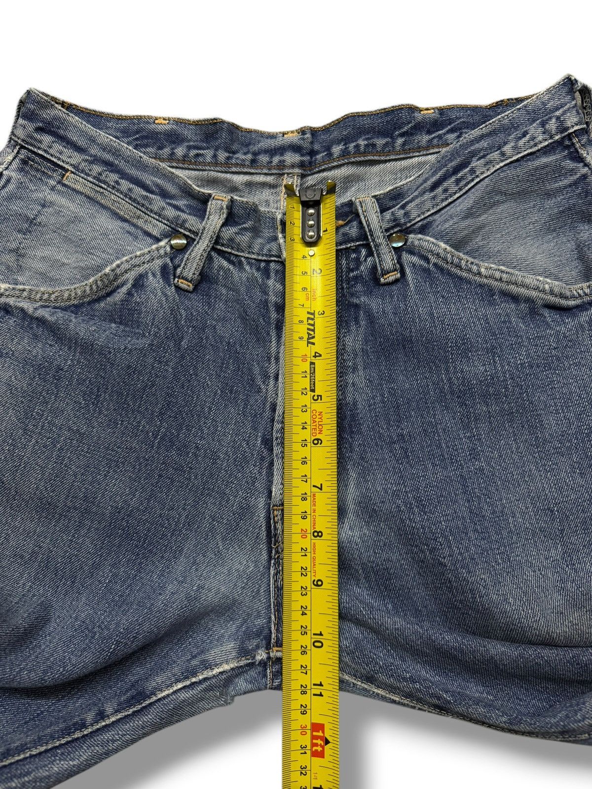 Japanese Brand Vintage 90s Maverick Blue Bell Selvedge Denim Jeans | W30 Size US 30 / EU 46 - 16 Thumbnail