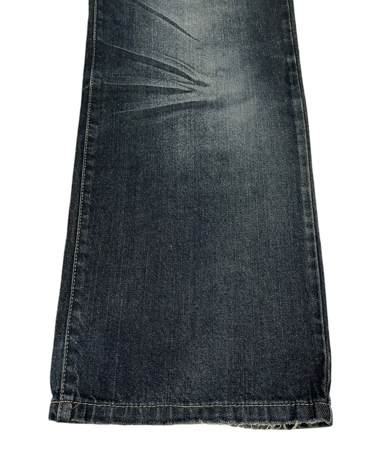 If Six Was Nine Rare Design Vintage Brand Amore Puro Baggy Jeans 1990s Size US 37 - 6 Thumbnail