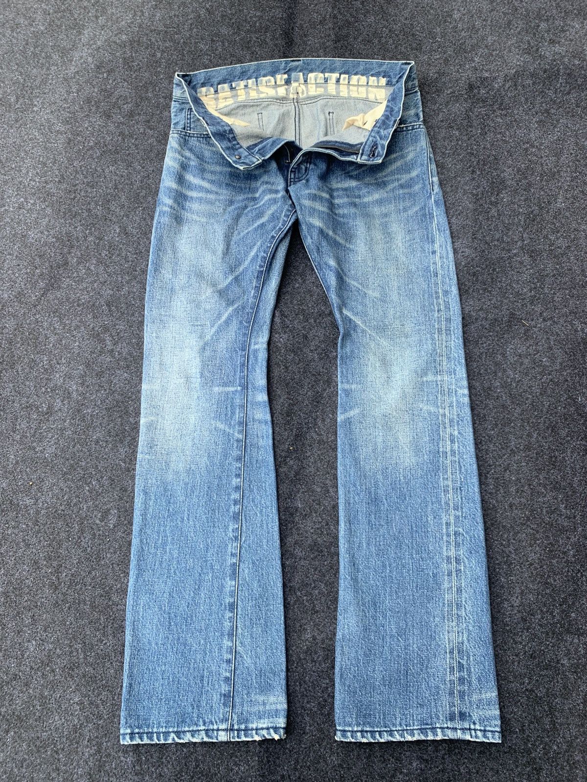 Pre-owned If Six Was Nine X Vintage Flare Satisfaction Selvedge Like Punk Style In Faded Check