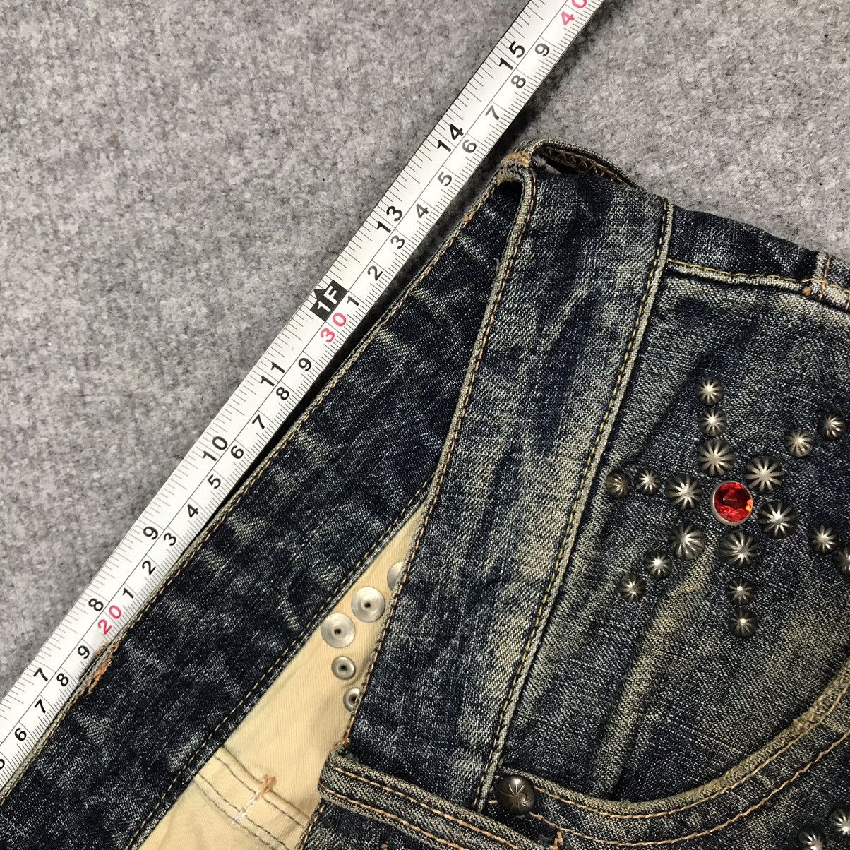 If Six Was Nine JAPAN STYLE FLARE DENIM CUSTOM CULTJPE BOOTCUT PANTS Size US 28 / EU 44 - 18 Thumbnail
