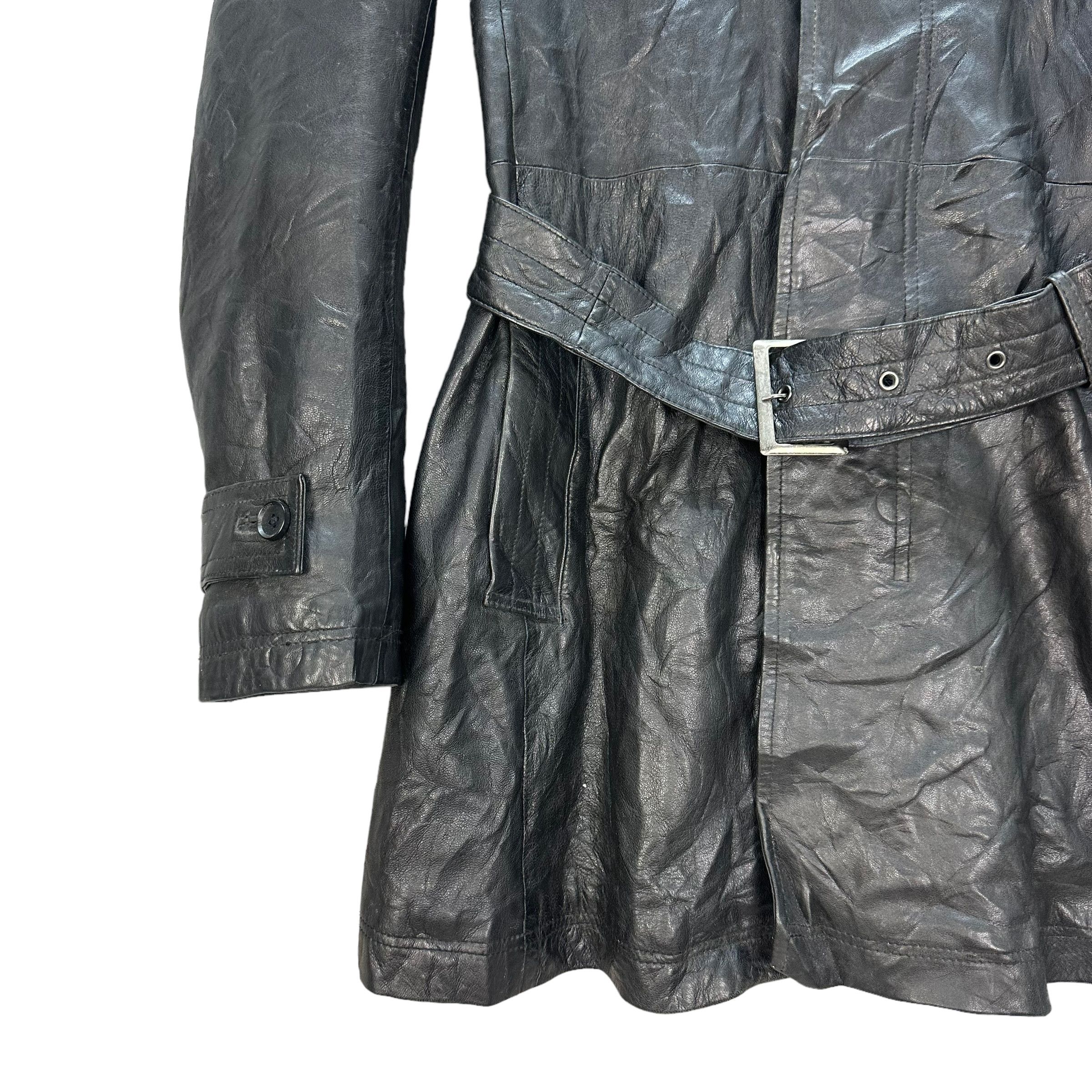 Tornado Mart TORNADO MART POLY OVERCOAT / TRENCH COAT #8750-024 Size L / US 10 / IT 46 - 5 Thumbnail