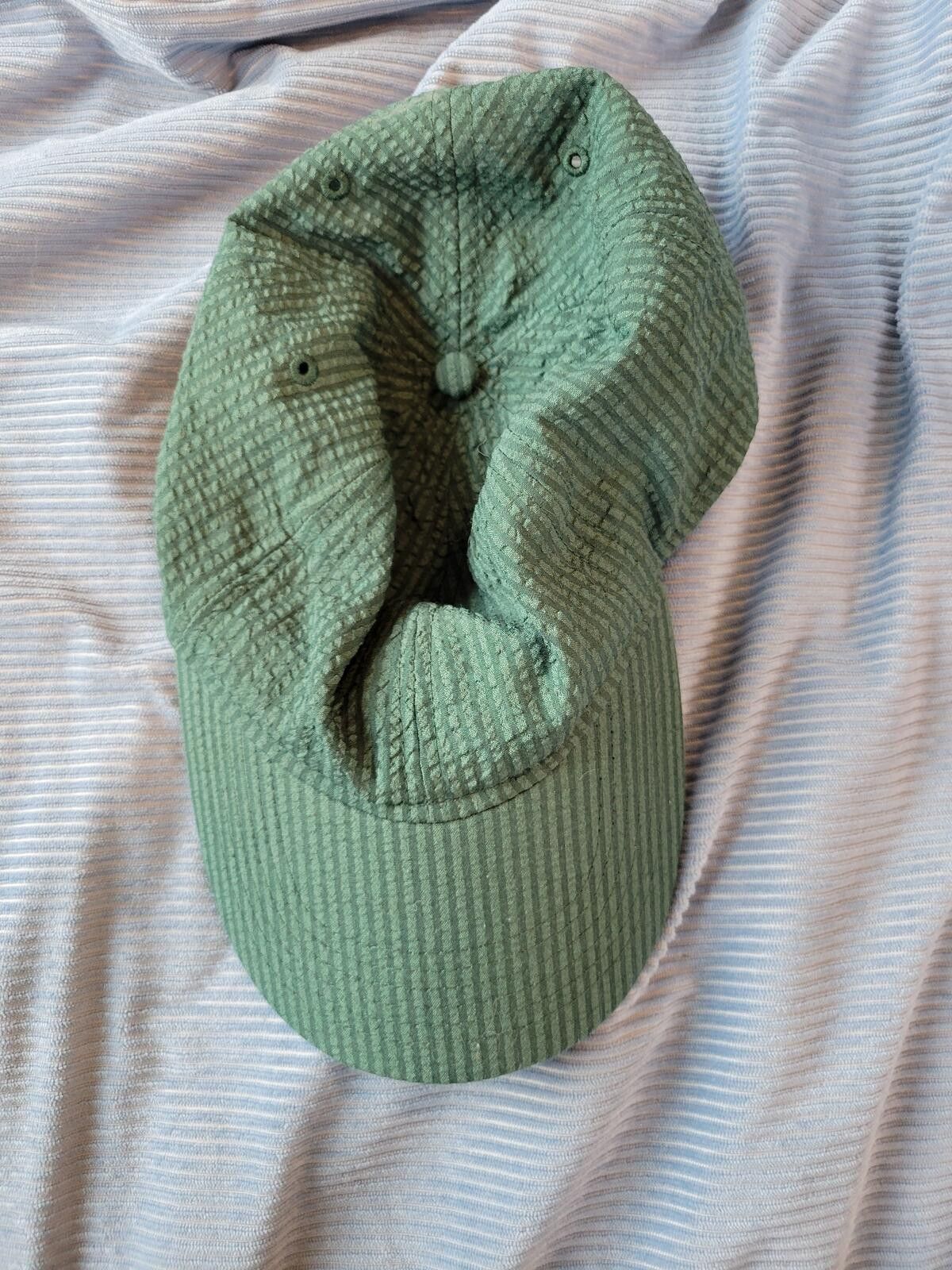 Other Men's Green Striped Baseball Cap Size ONE SIZE - 2 Thumbnail