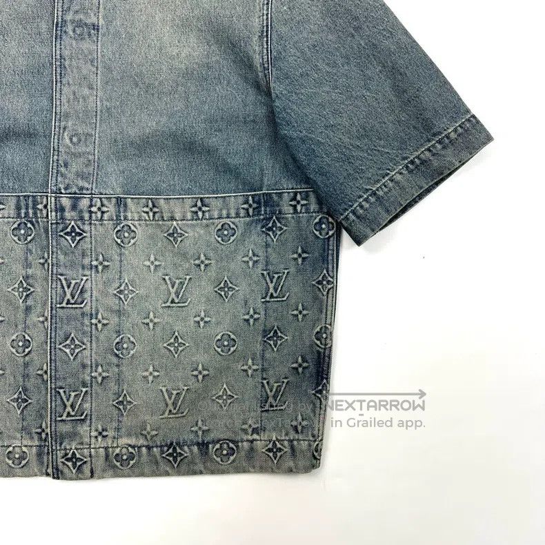 Louis Vuitton Louis Vuitton Washed blue log embossed aged logo single-br Size US L / EU 52-54 / 3 - 5 Thumbnail