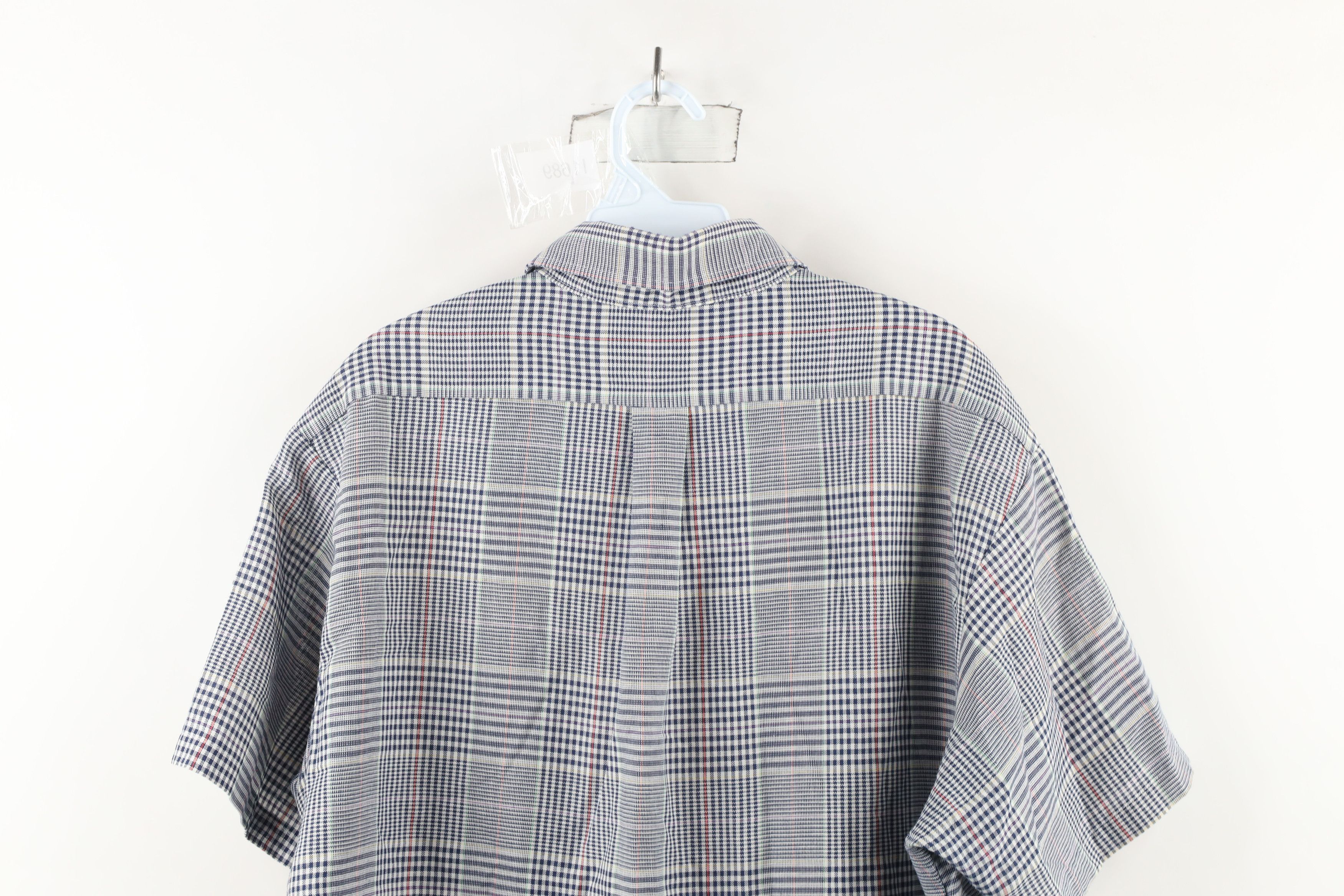 Vintage Vintage 90s Streetwear Plaid Houndstooth Button Shirt USA Size US XL / EU 56 / 4 - 11 Thumbnail