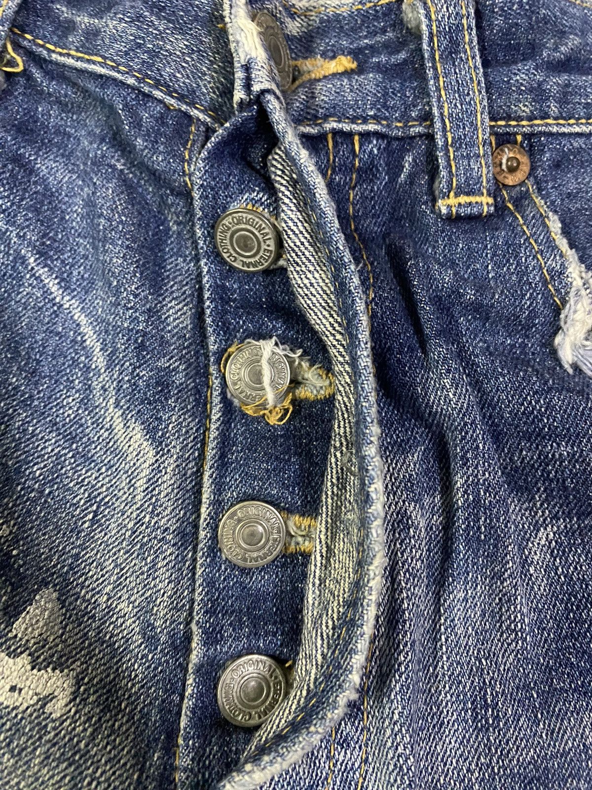Japanese Brand Designer Eternal Japan Distresed Denim Size US 30 / EU 46 - 9 Thumbnail