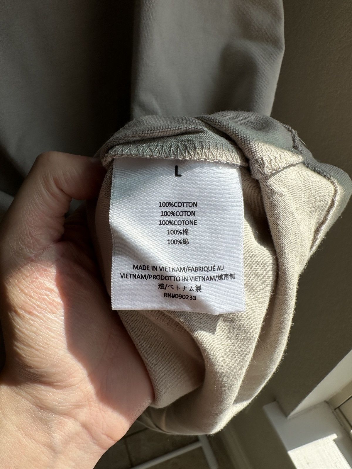 Essentials Essentials Fear of God Long Sleeve Shirt Grey Size US L / EU 52-54 / 3 - 7 Thumbnail