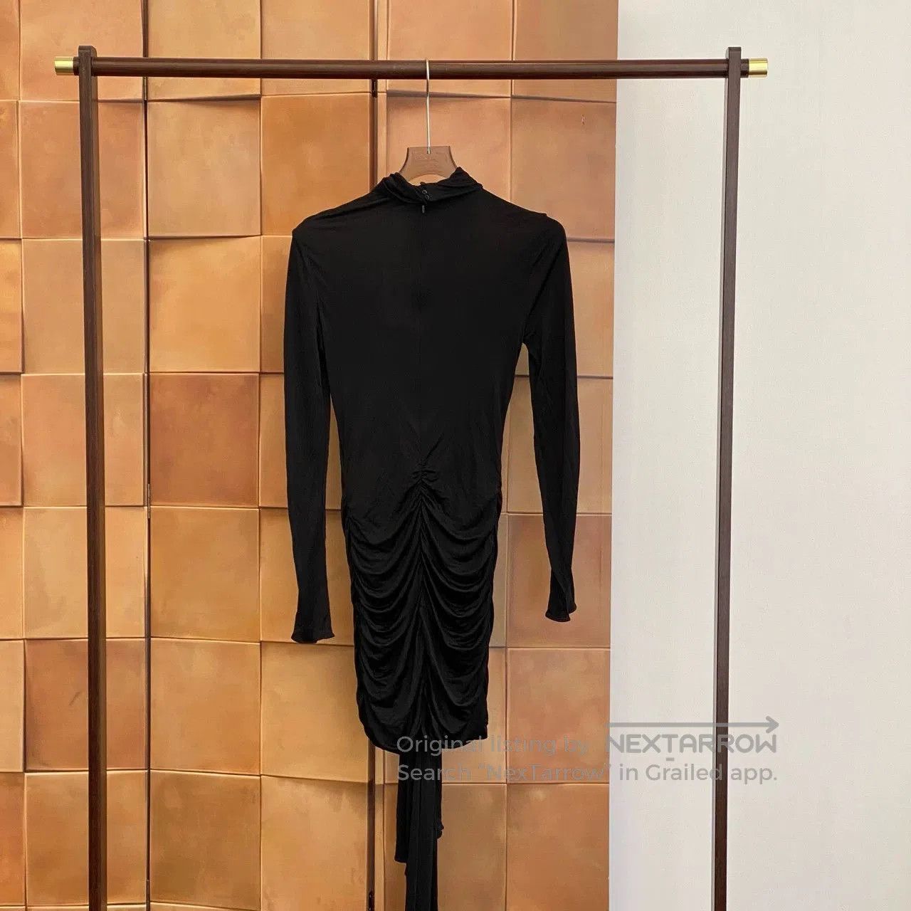 Saint Laurent Paris Saint Laurent Black Turtleneck Long Sleeve Dress. Size S / US 4 / IT 40 - 2 Thumbnail