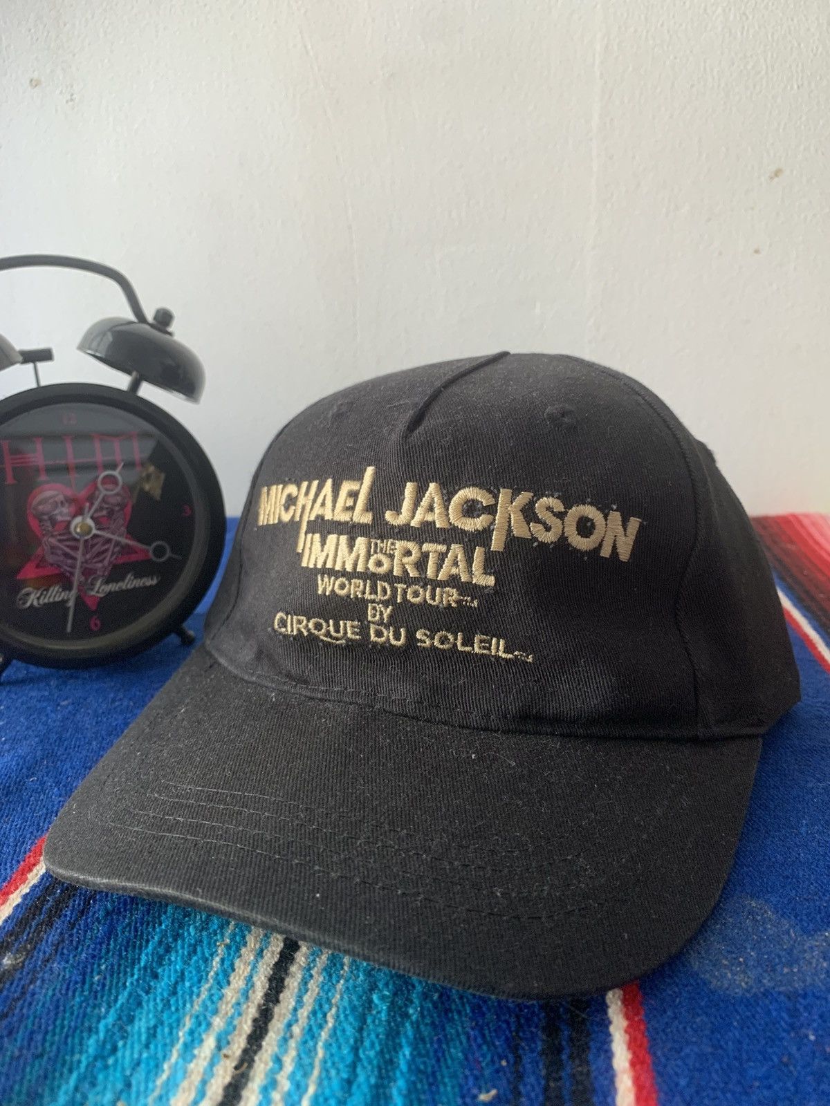 Michael Jackson Vintage Michael Jackson the immortal world tour Snapback Hat Size ONE SIZE - 3 Thumbnail