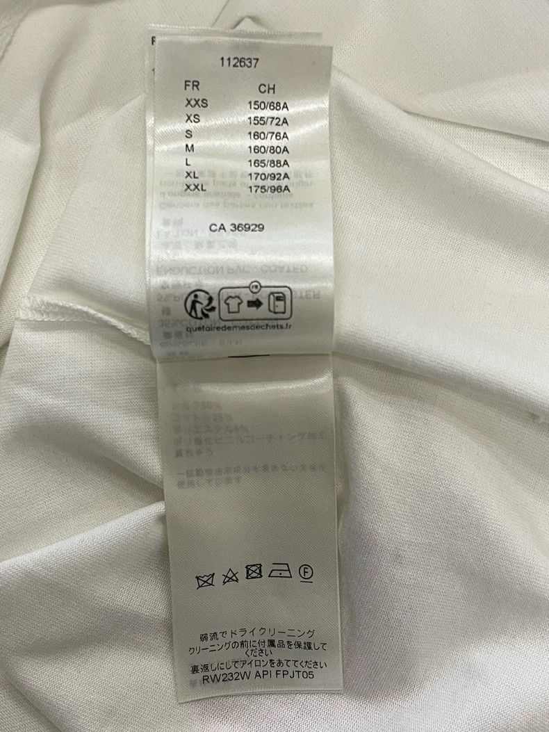Louis Vuitton Louis Vuitton White presbyopic stitching zipper short slee Size M / US 6-8 / IT 42-44 - 7 Thumbnail