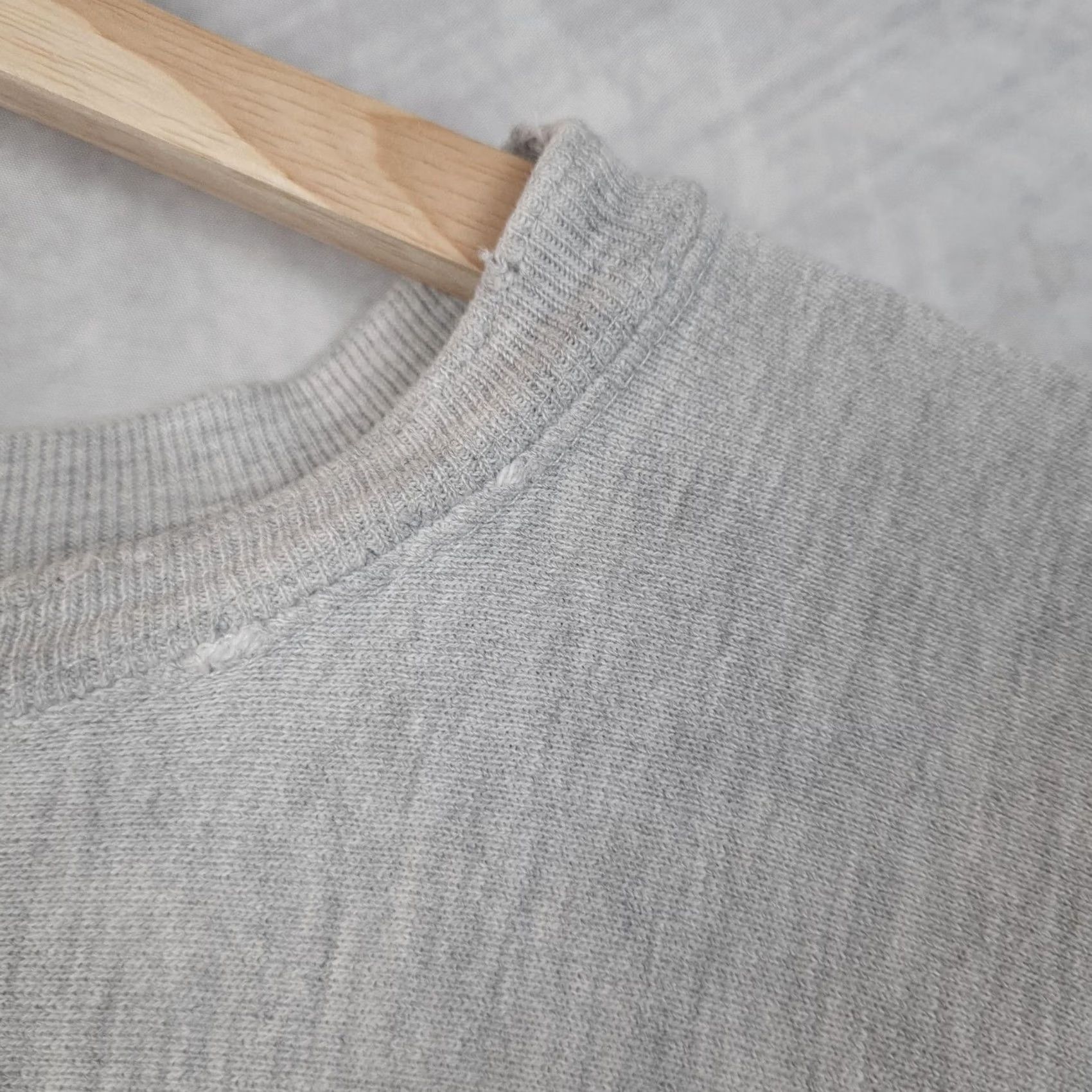 Champion VINTAGE Champion Reverse Weave Sweatshirt Mens XL Gray 80s Warmup USA Crew Neck Long Sleeve Size US XL / EU 56 / 4 - 3 Thumbnail