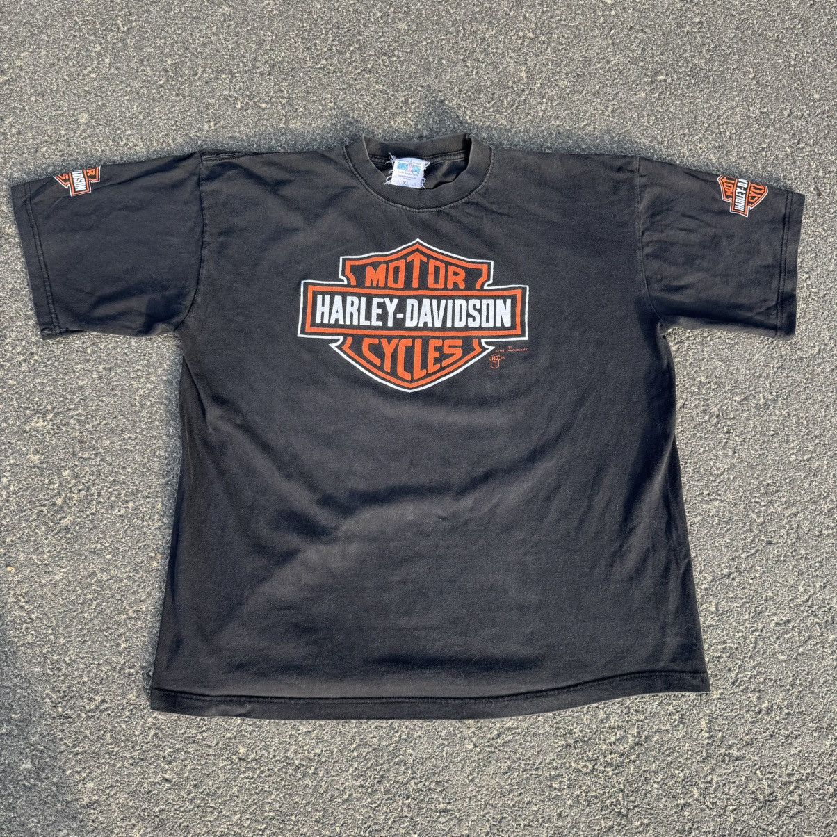 Harley Davidson 1987 Harley Davidson Vintage Tee Holoubek Choppers 90s 3D Size US XL / EU 56 / 4 - 8 Thumbnail