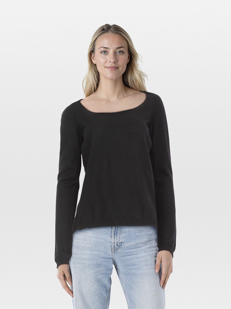 Lanvin Black Wool Sheer Top Size M / US 6-8 / IT 42-44 - 1 Thumbnail