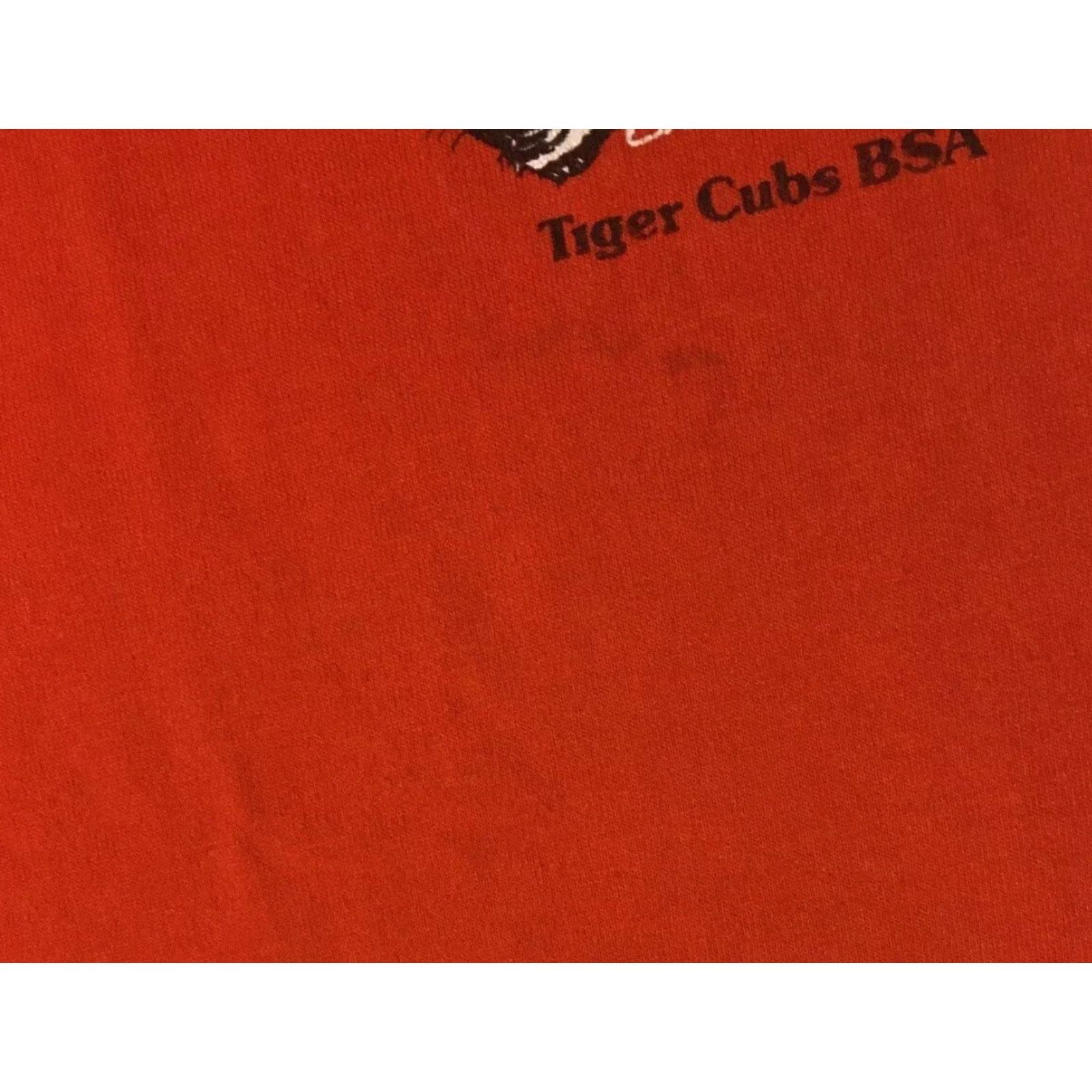 Vintage Vtg 90s Tiger Cubs BSA Faded Shirt L USA Boy Scouts Animal Track PE Grunge 80s Size US L / EU 52-54 / 3 - 6 Thumbnail