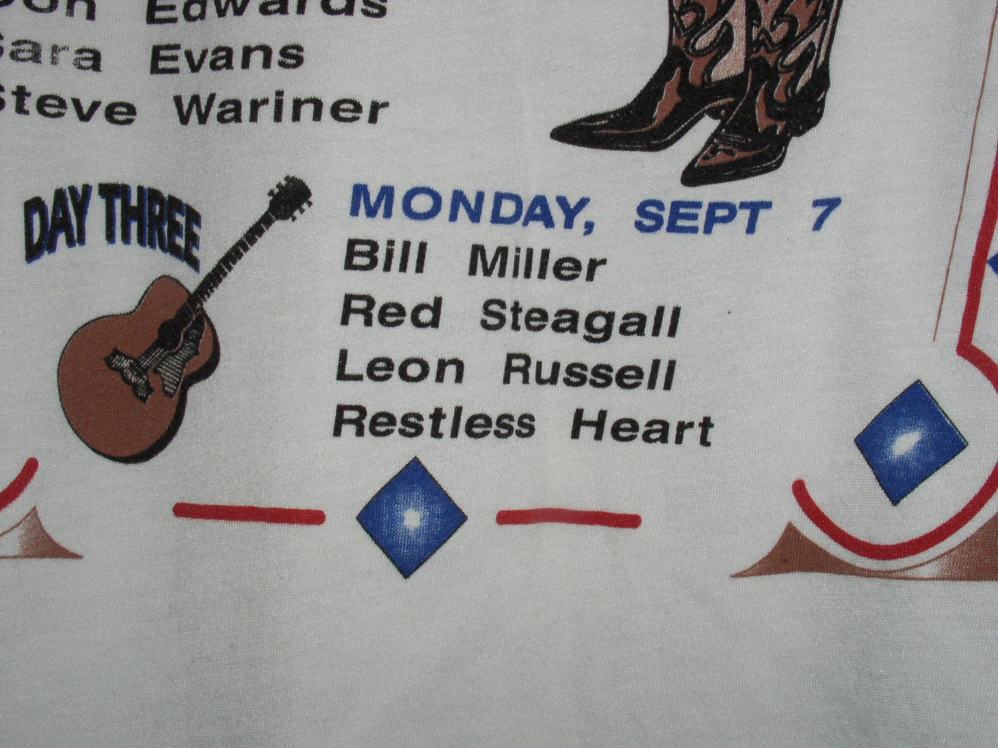 Vintage Clint Black Copperfest Concert Shirt 1997 Leon Russell Size US XXL / EU 58 / 5 - 6 Thumbnail
