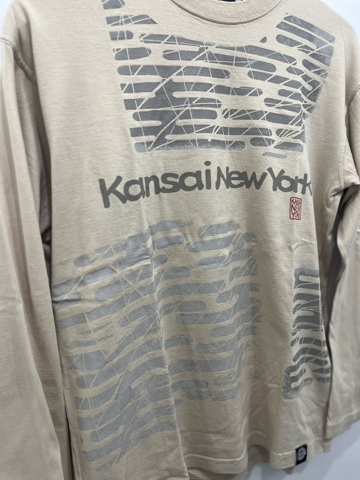 Japanese Brand Kansai Newyork Poem Japanese Style Long Sleeve Tees Size US M / EU 48-50 / 2 - 2 Thumbnail