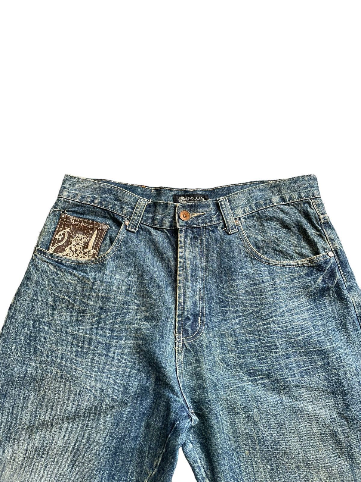 JNCO × Sean John Sean John Faded Wash Denim Size US 35 - 7 Thumbnail