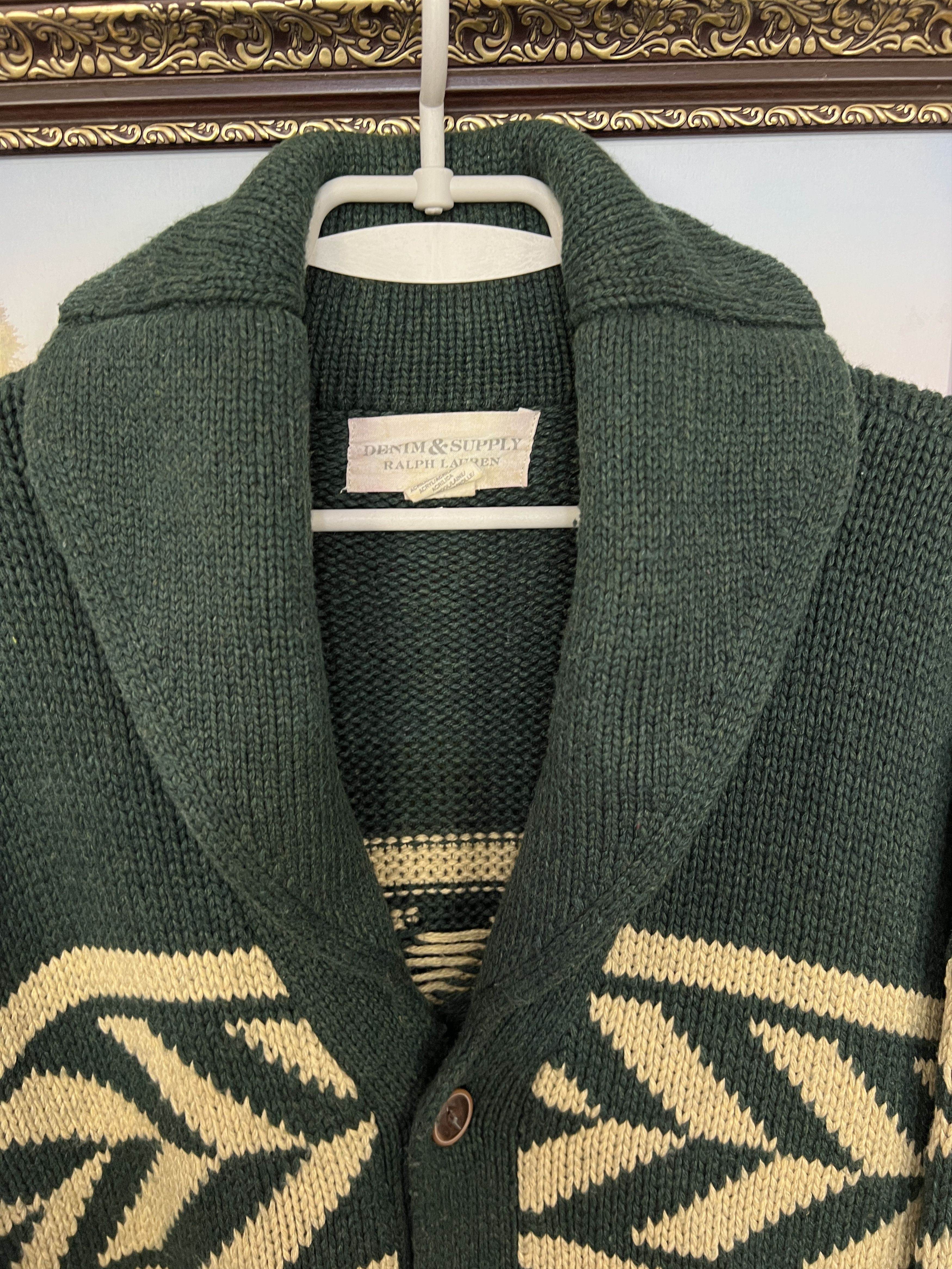 Ralph Lauren Denim&Supply Ralph Lauren Aztec Vintage Knitted Cardigan Size US L / EU 52-54 / 3 - 3 Thumbnail