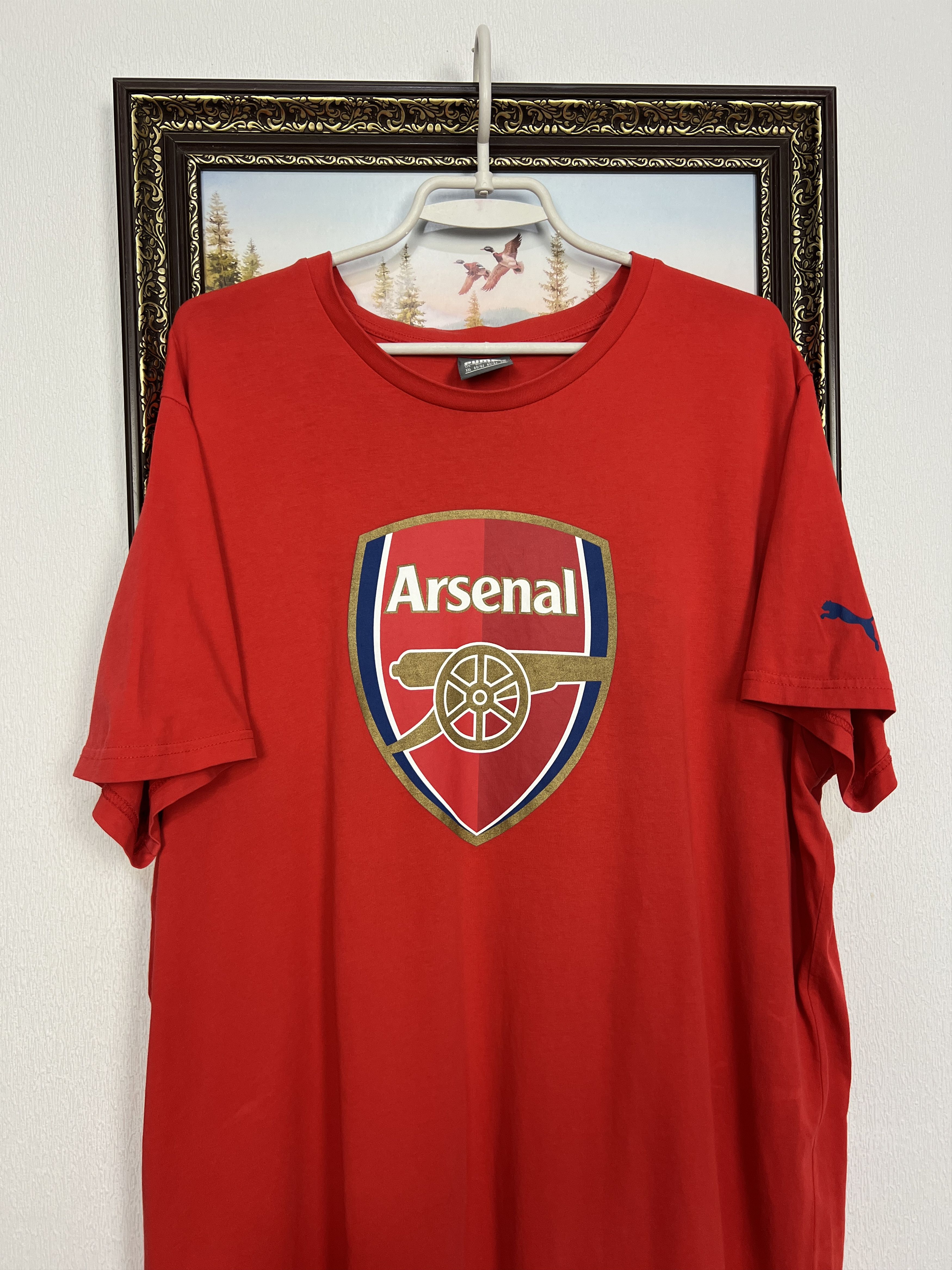 Puma Arsenal Football Train Shirt Soccer Over Print Jersey Trikot Size US XXL / EU 58 / 5 - 2 Thumbnail