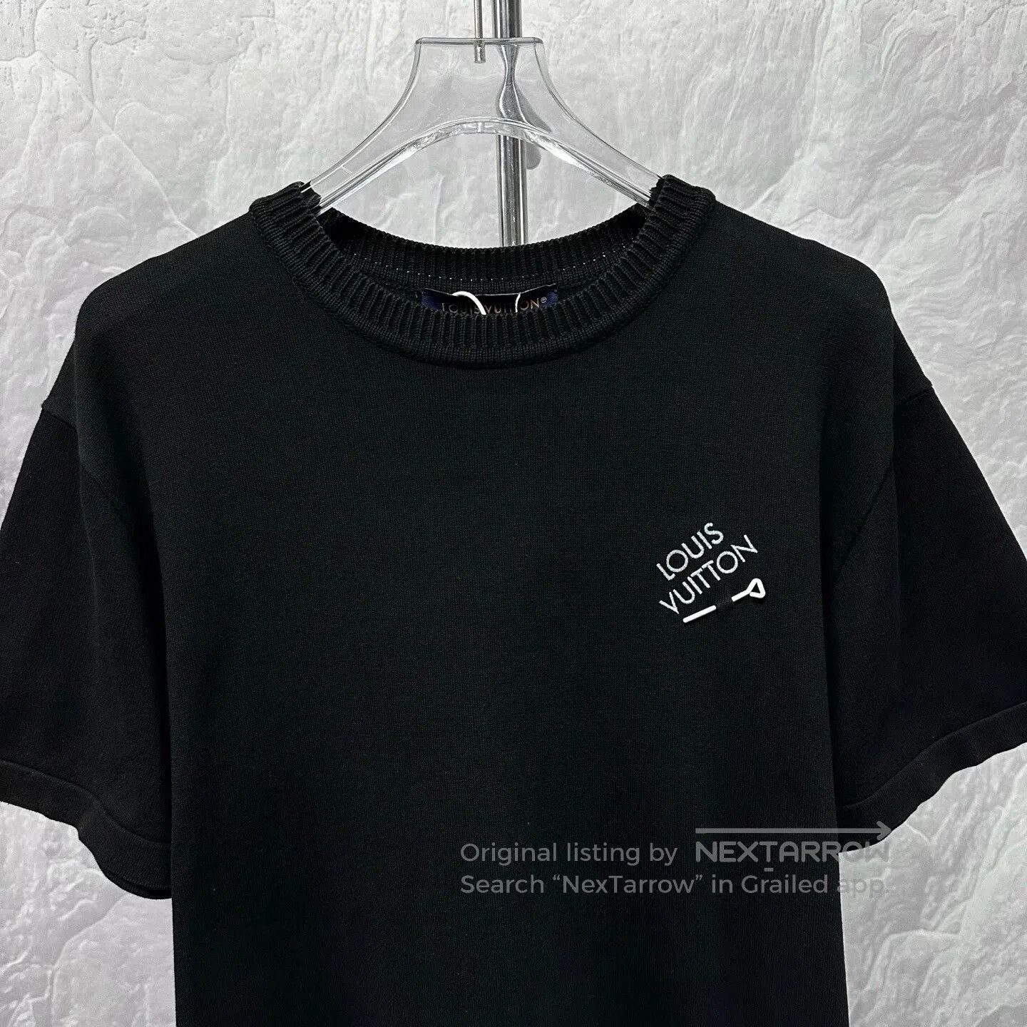 Louis Vuitton black louis vuitton short sleeve knit shirt. Size US M / EU 48-50 / 2 - 2 Thumbnail